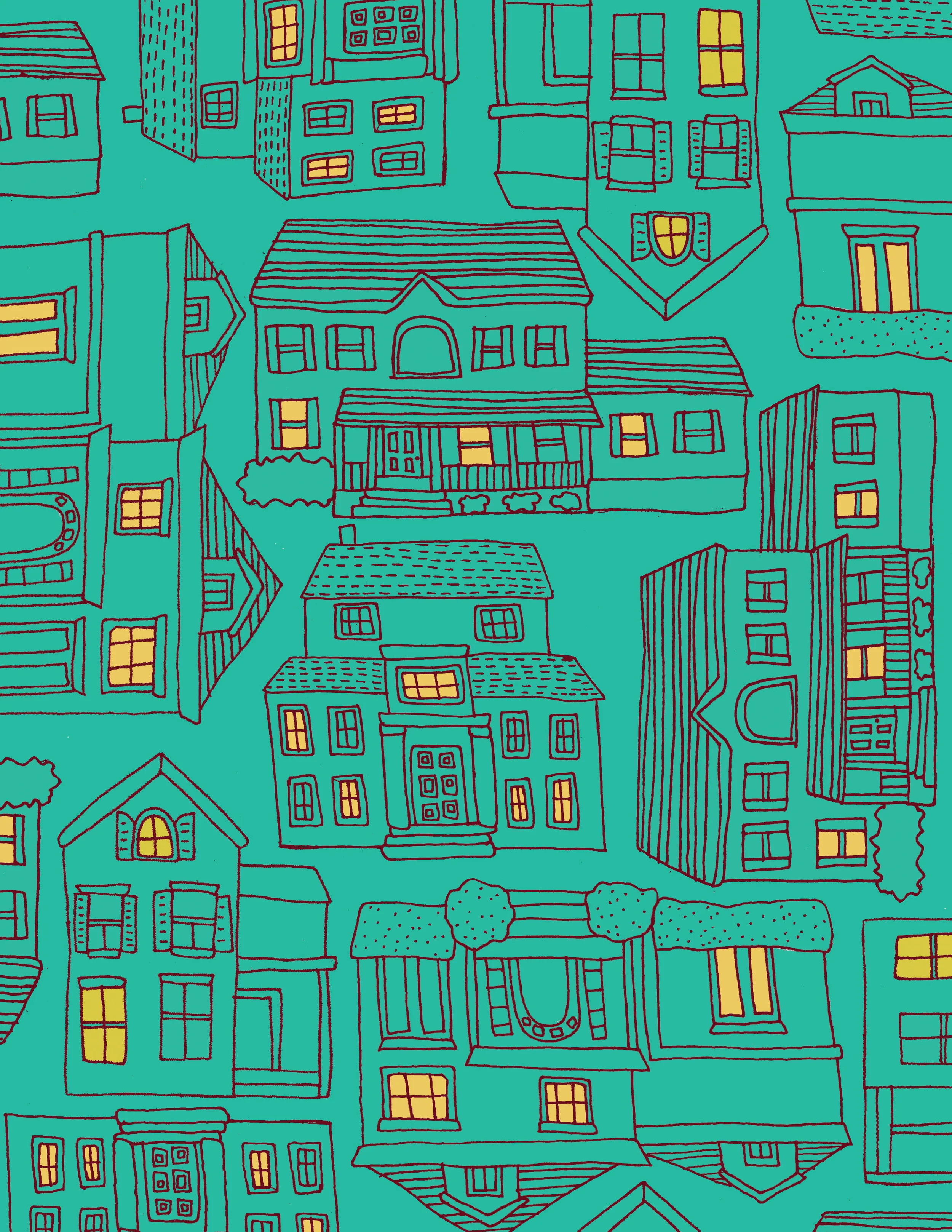 Houses At Night