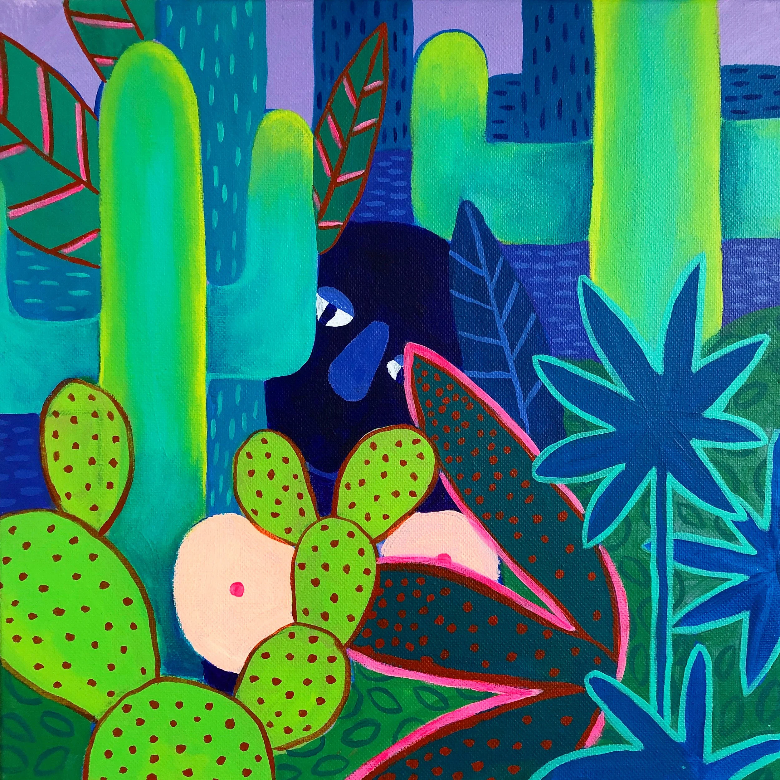 Let us disappear into the plants