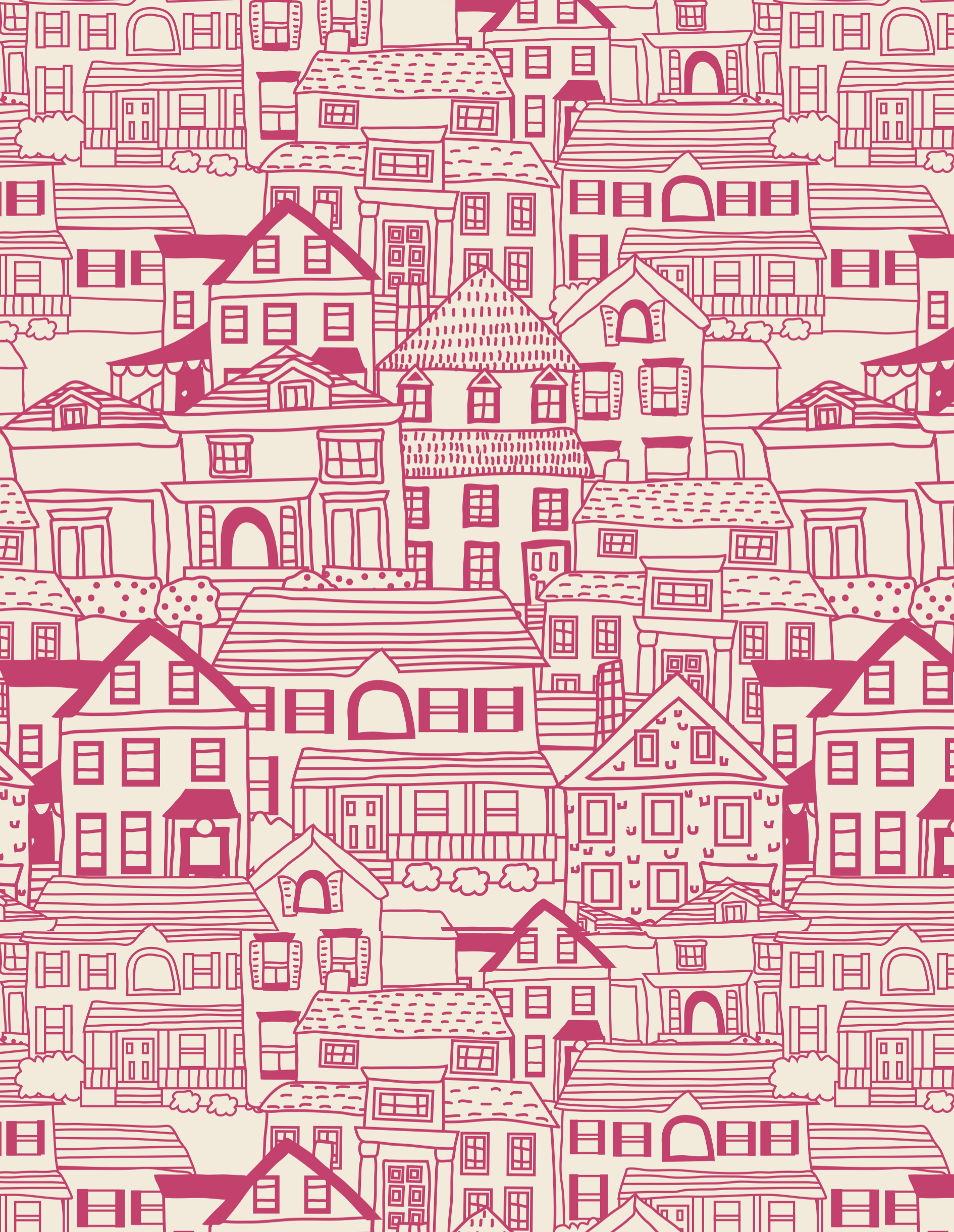 'House on the Hill' Pattern, Fishs Eddy, NYC