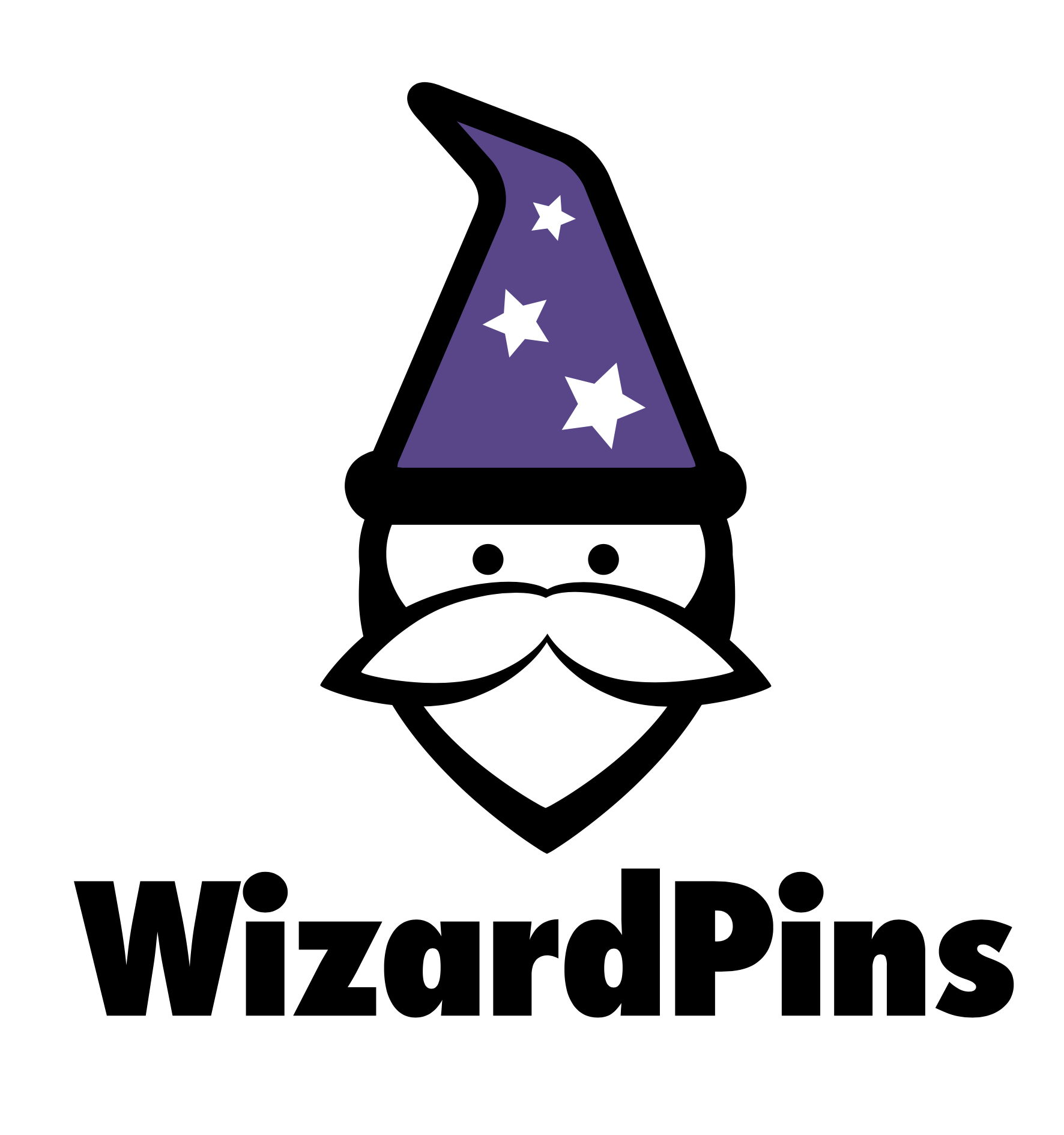 Logo for the accessory and enamel pin company WizardPins