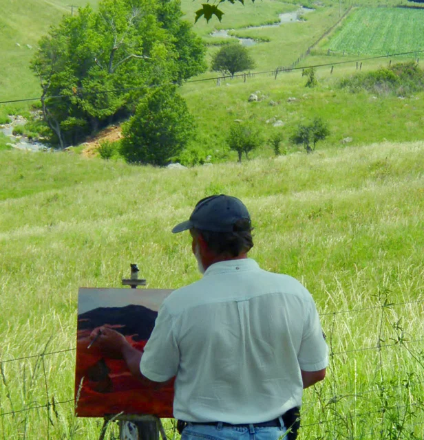JMKah Painting Highland Cedars