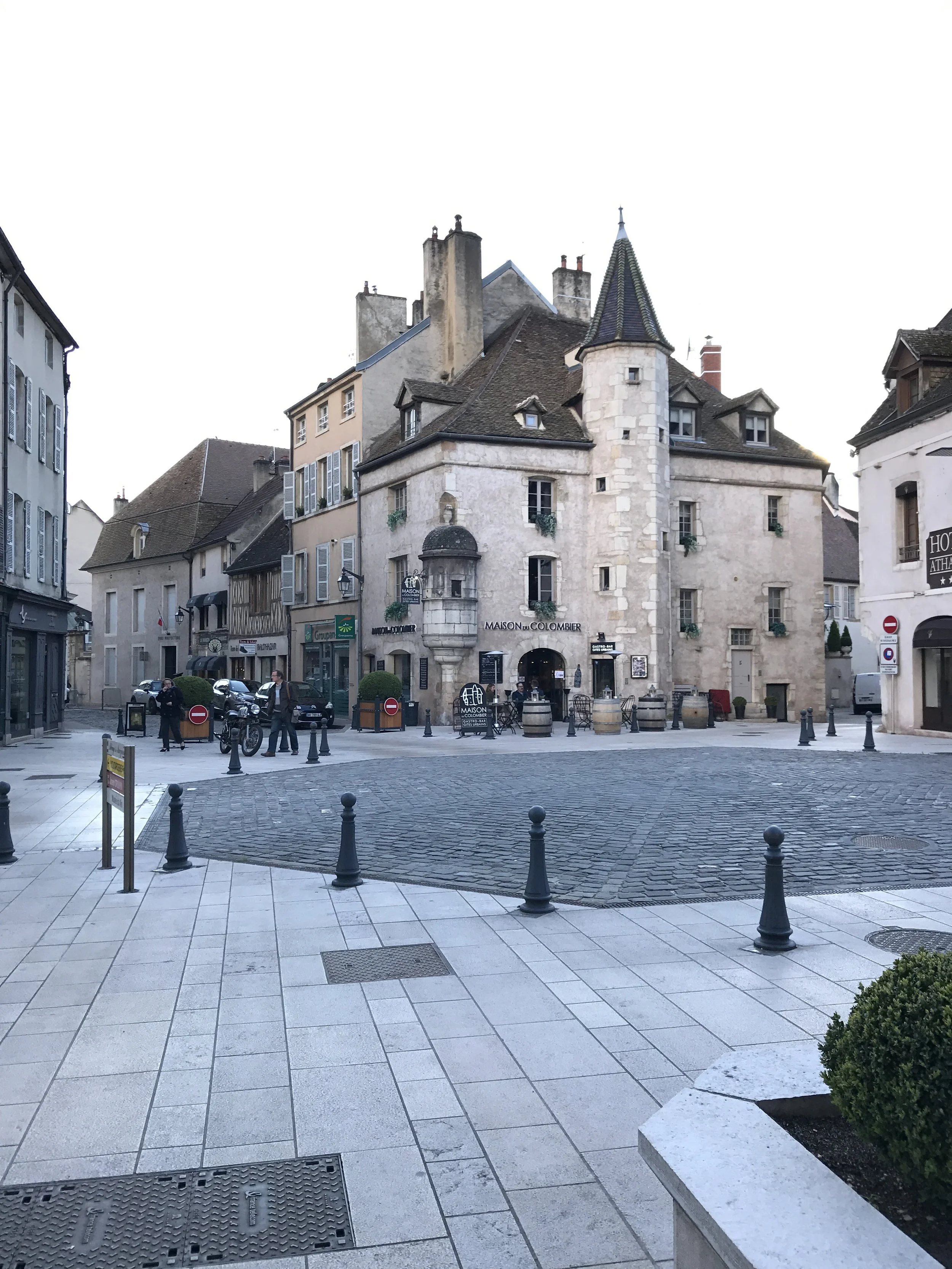 Near the center of Beaune