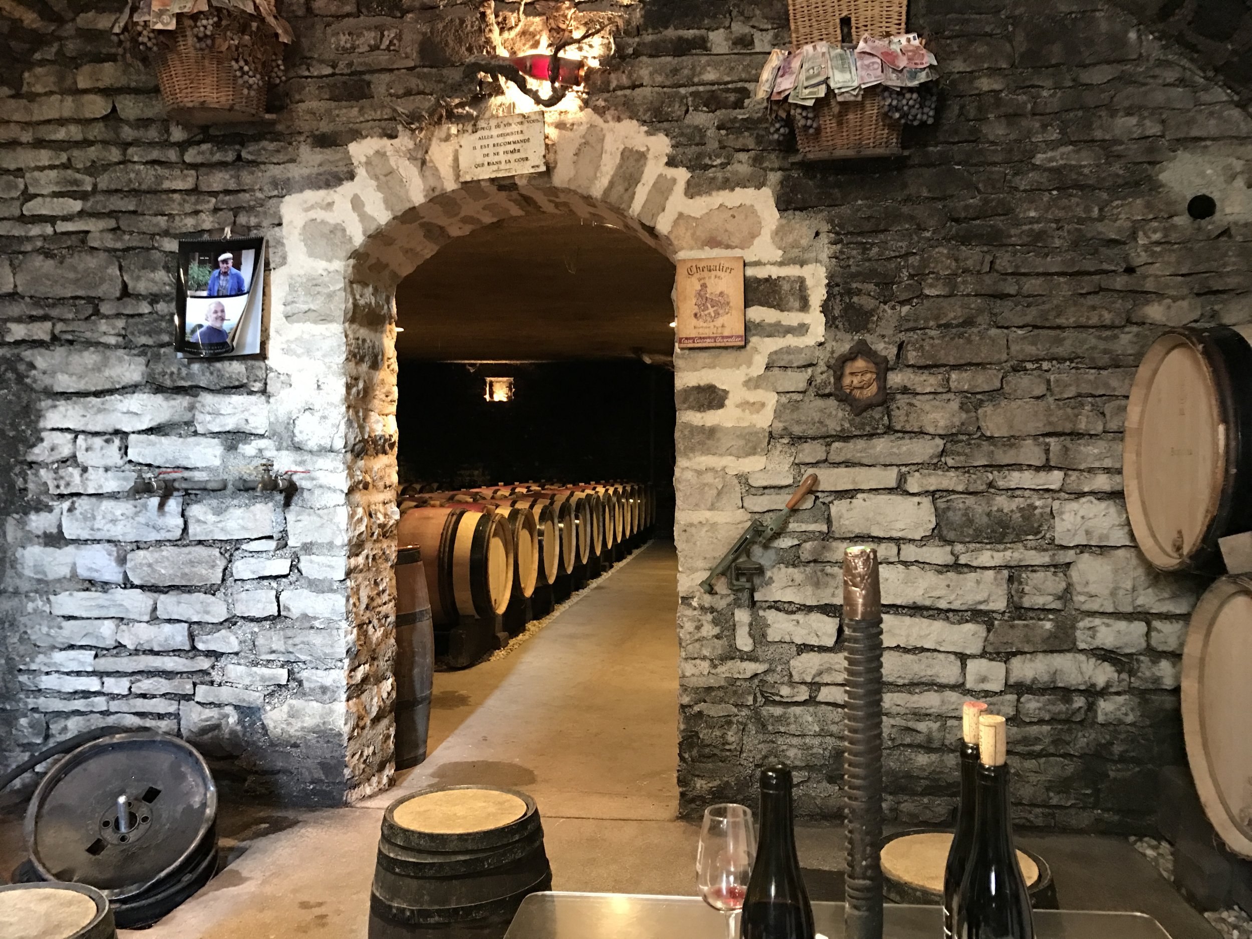 The cellars at Chevalier