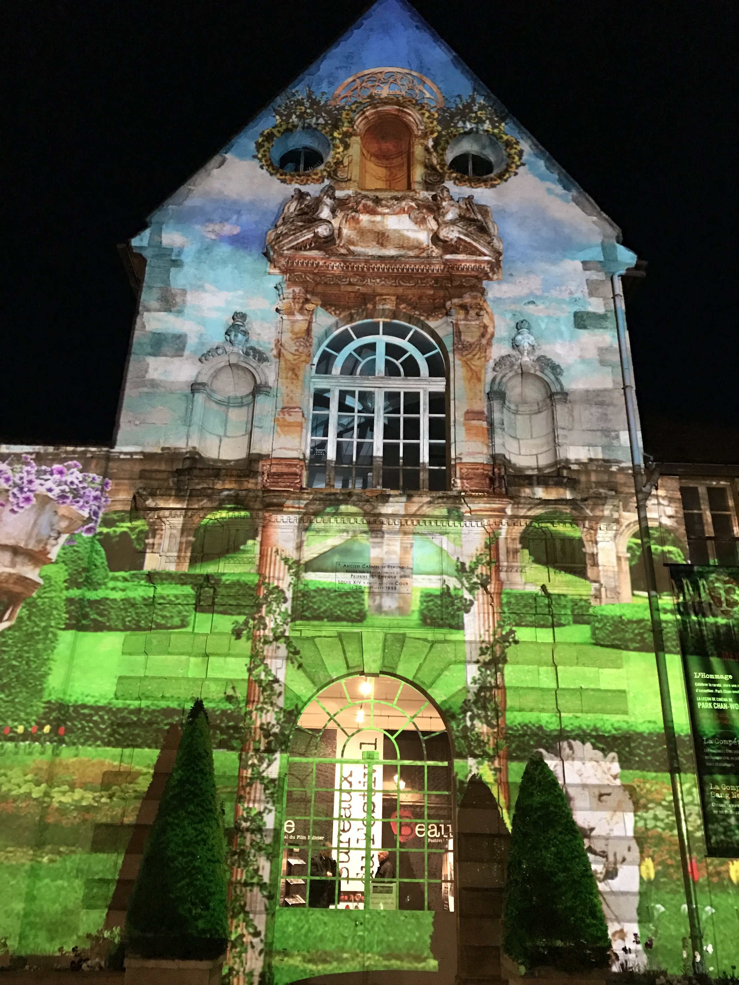 One of the images from Les Chenin de Lumieres