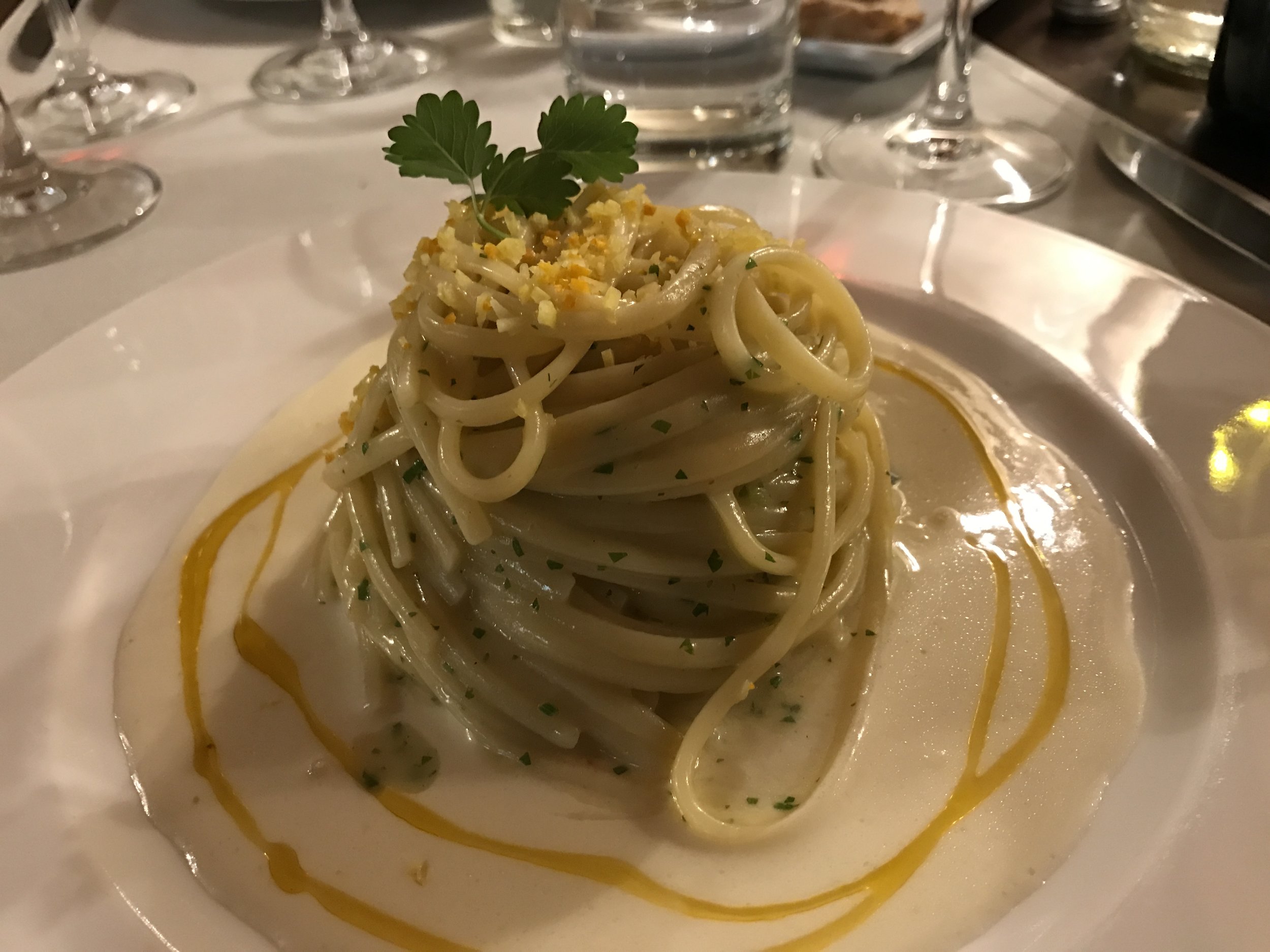 Linguine con pepperoncini