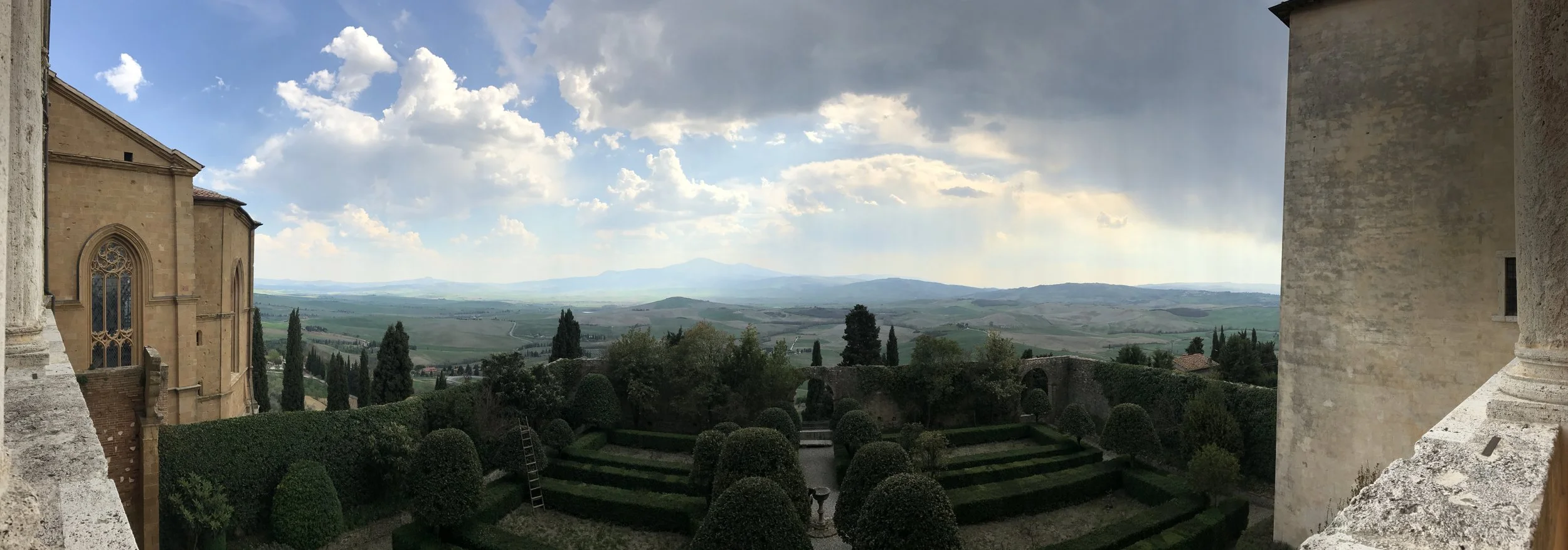 Panorama from la loggia di palazzo