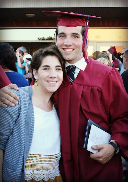 This is Jack (with his sister Abby). He eventually graduated. In fact, on time, which seemed nigh impossible around age 12.