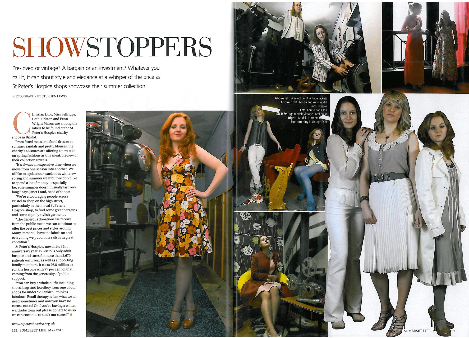 Somerset Life Magazine coverage April 2013