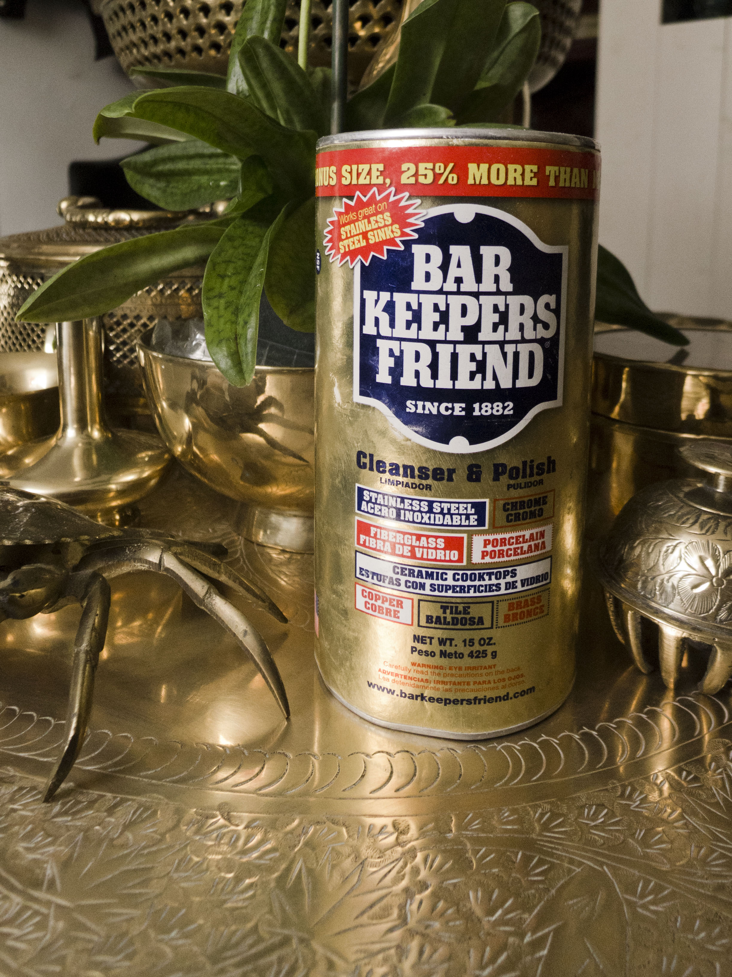 Best Brass Polish: Barkeeper's Friend — OhCarlene