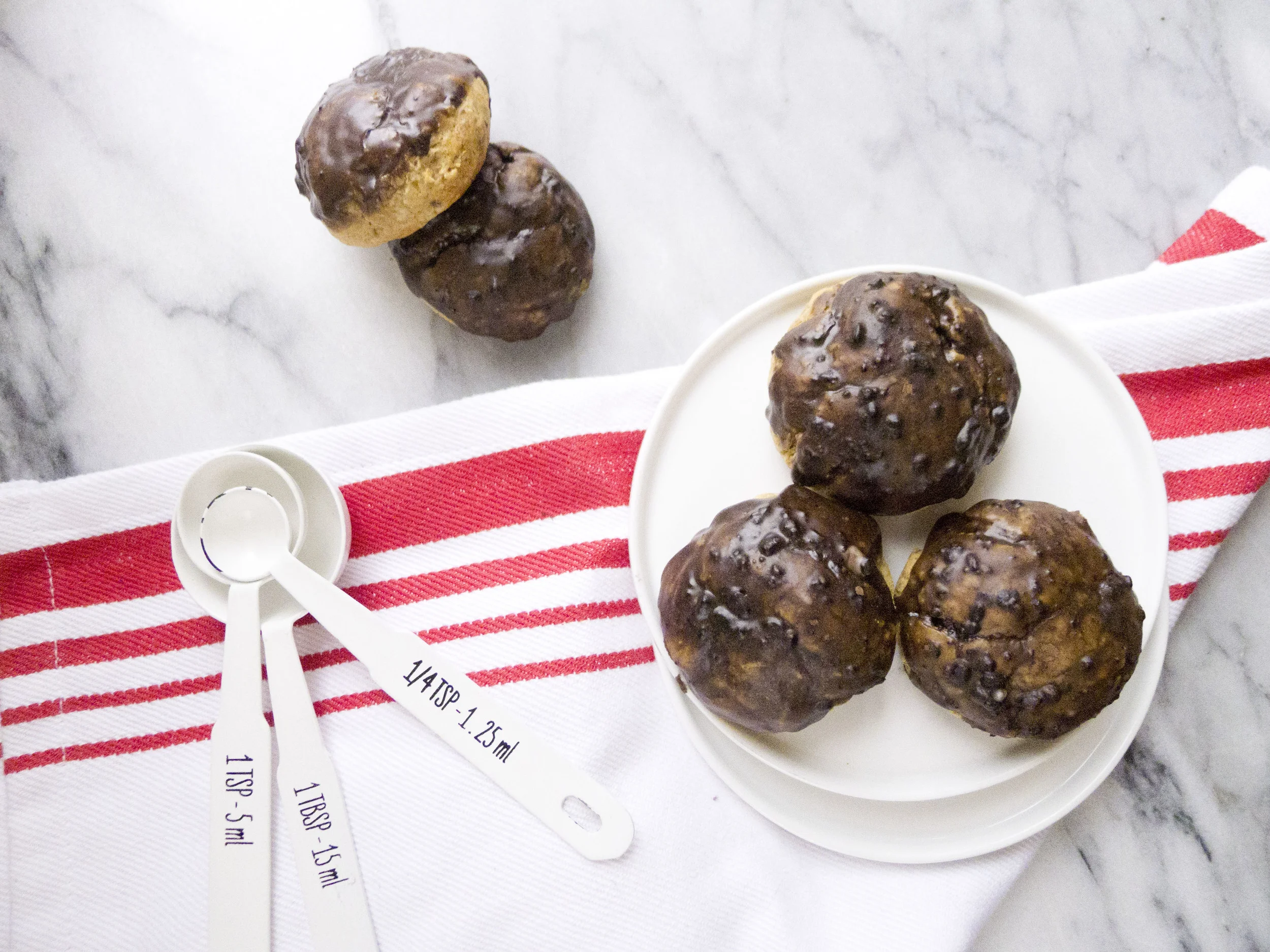 chocolate glazed monk fruit cookies 