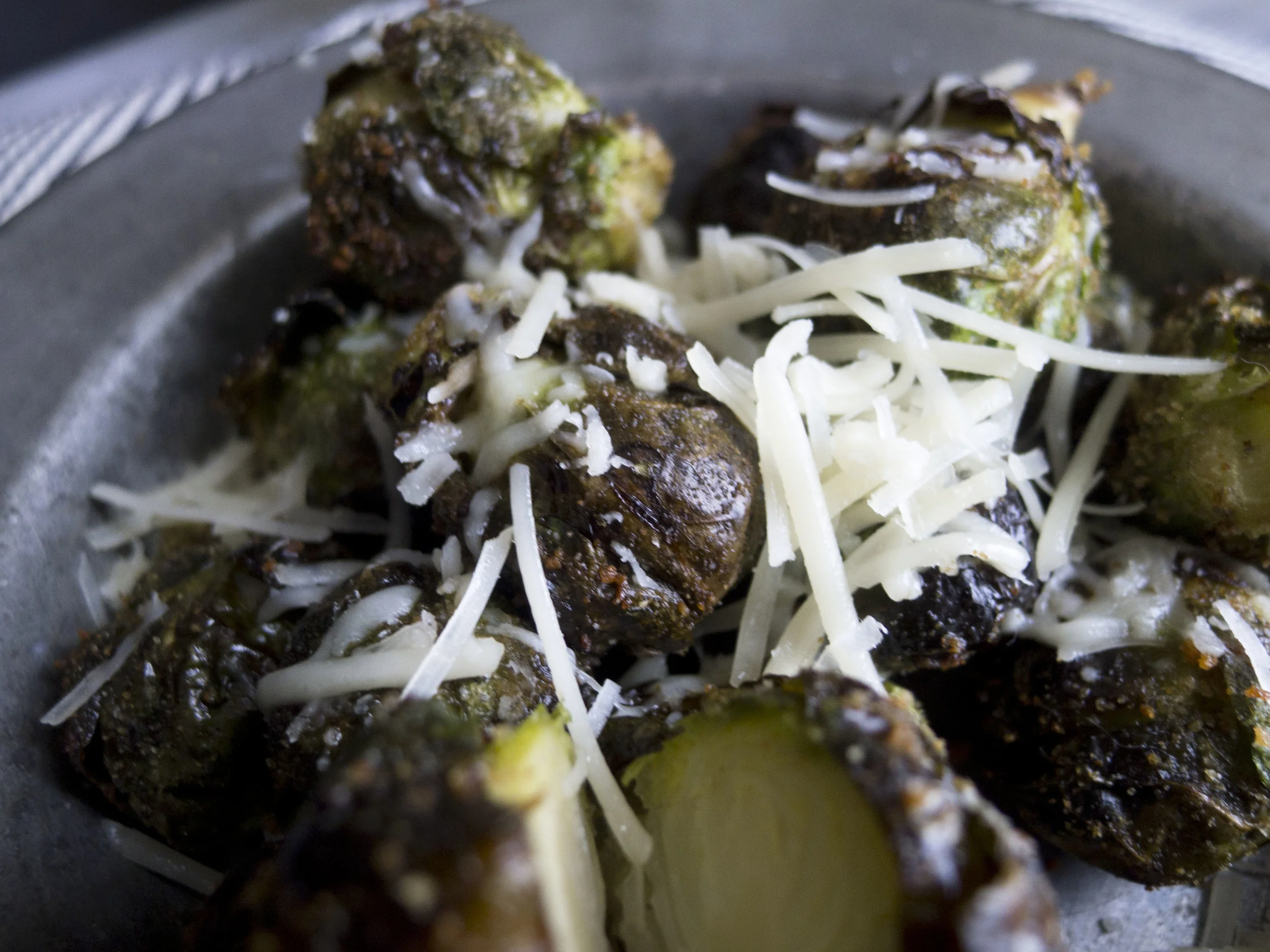 roasted brussels sprouts with cheese