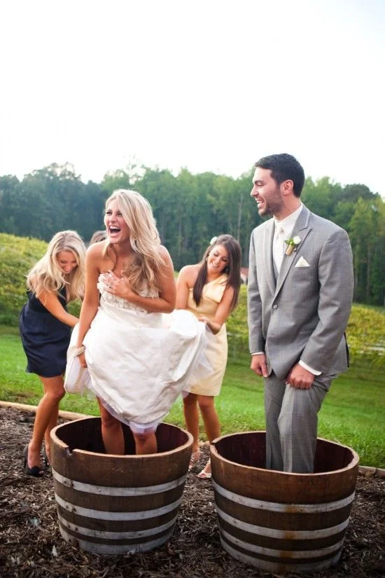 united with love genevieve lieper grape stomping wedding&nbsp;
