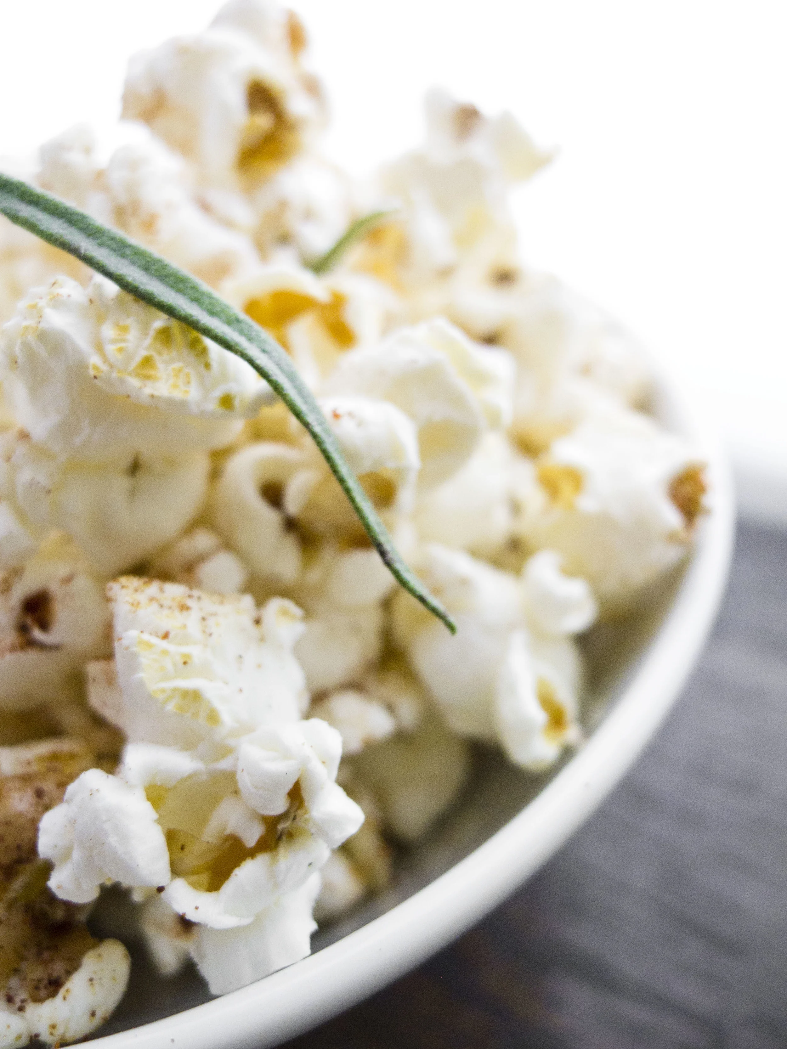 smoked salt caramels, popcorn with chipotle and rosemary, in shell pistachio, cream soda 