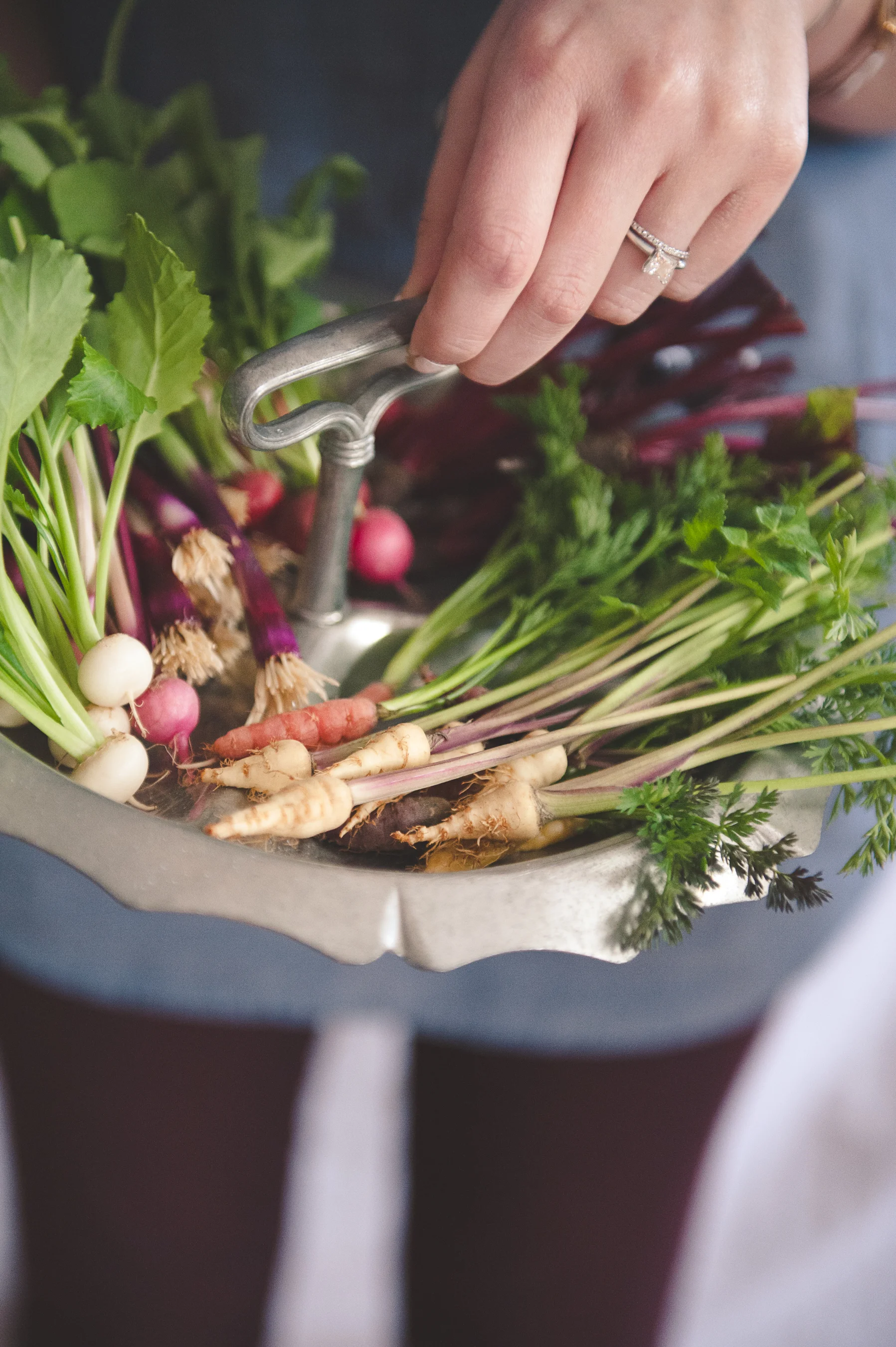 baby vegetable crudites 