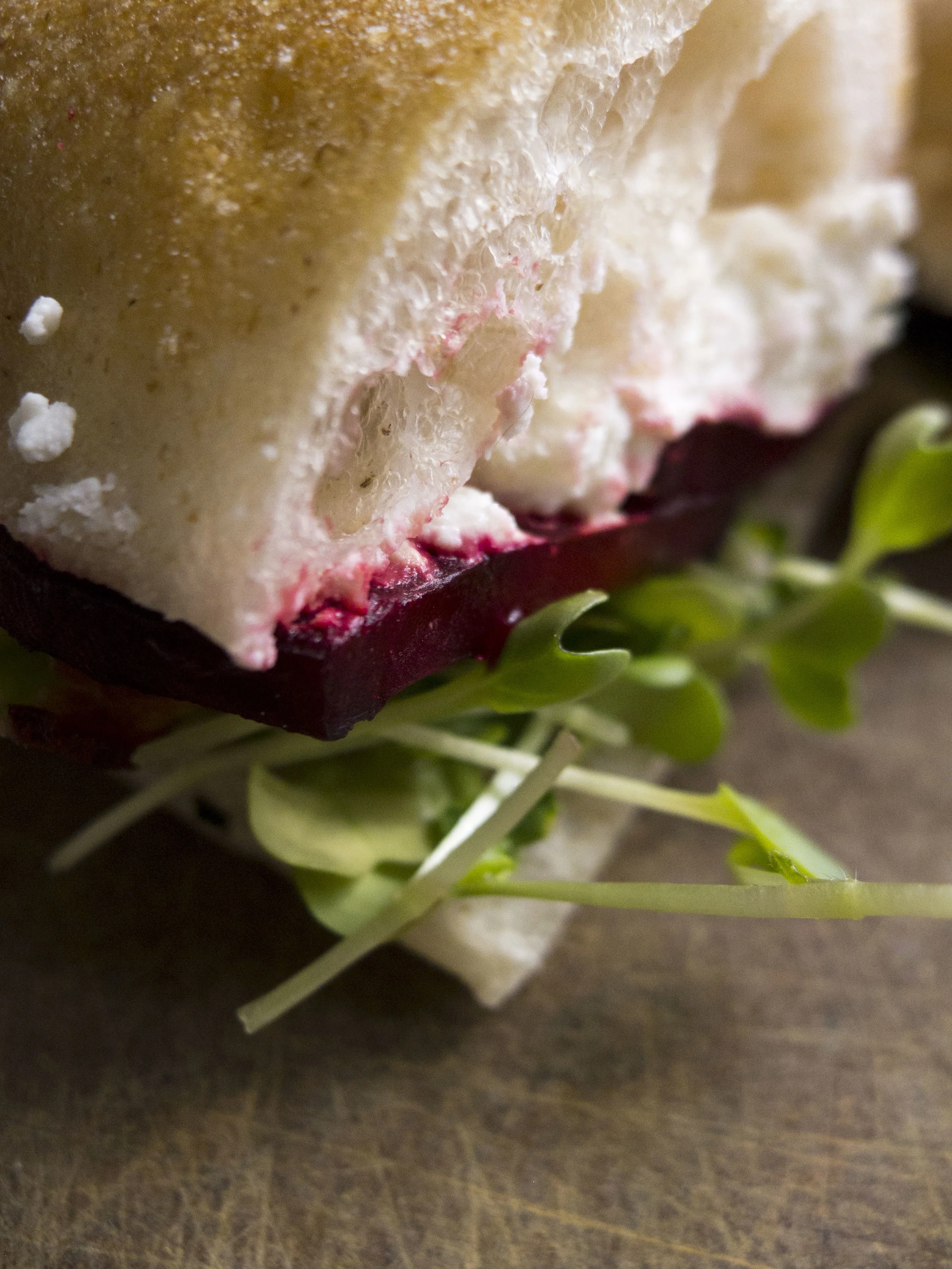 Spring Roasted Beet Sandwich 