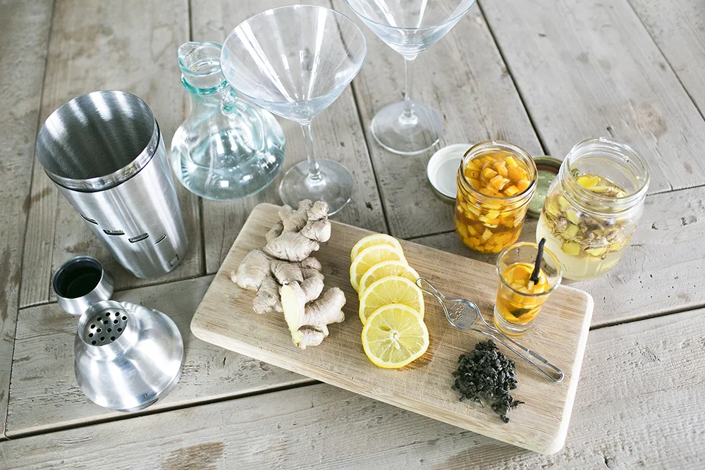 On Style Me Pretty Living: Apricot Tea and Cocktail 