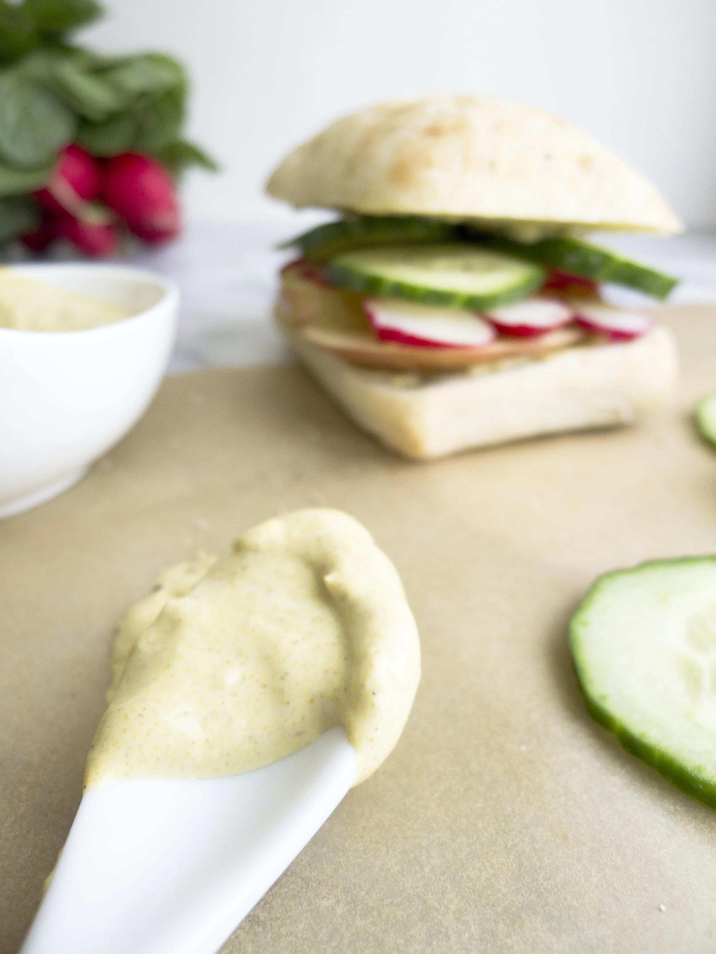 Spring Vegetarian Sandwich