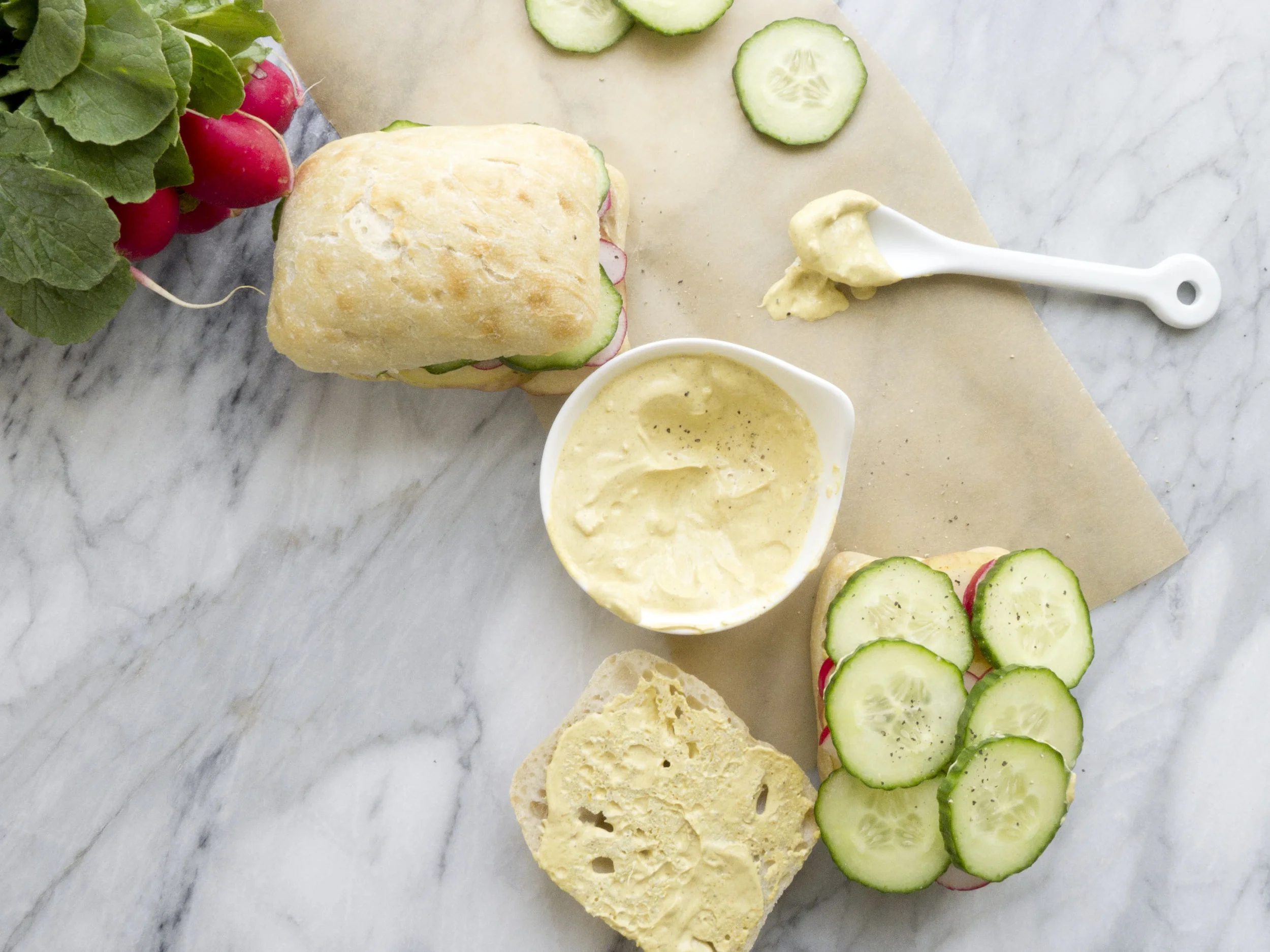 Spring Vegetarian Sandwich
