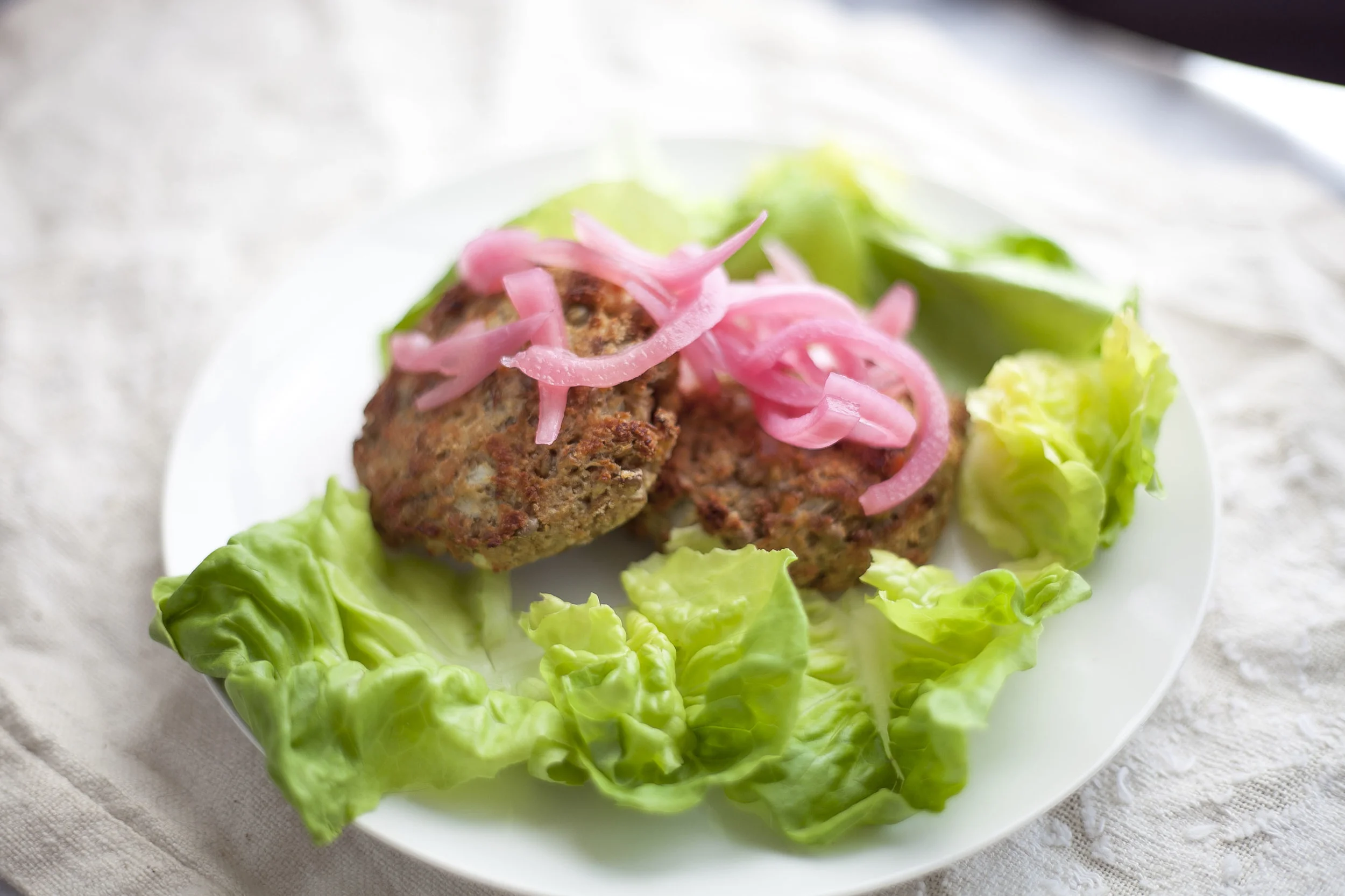 Smoky Lentil Burgers 