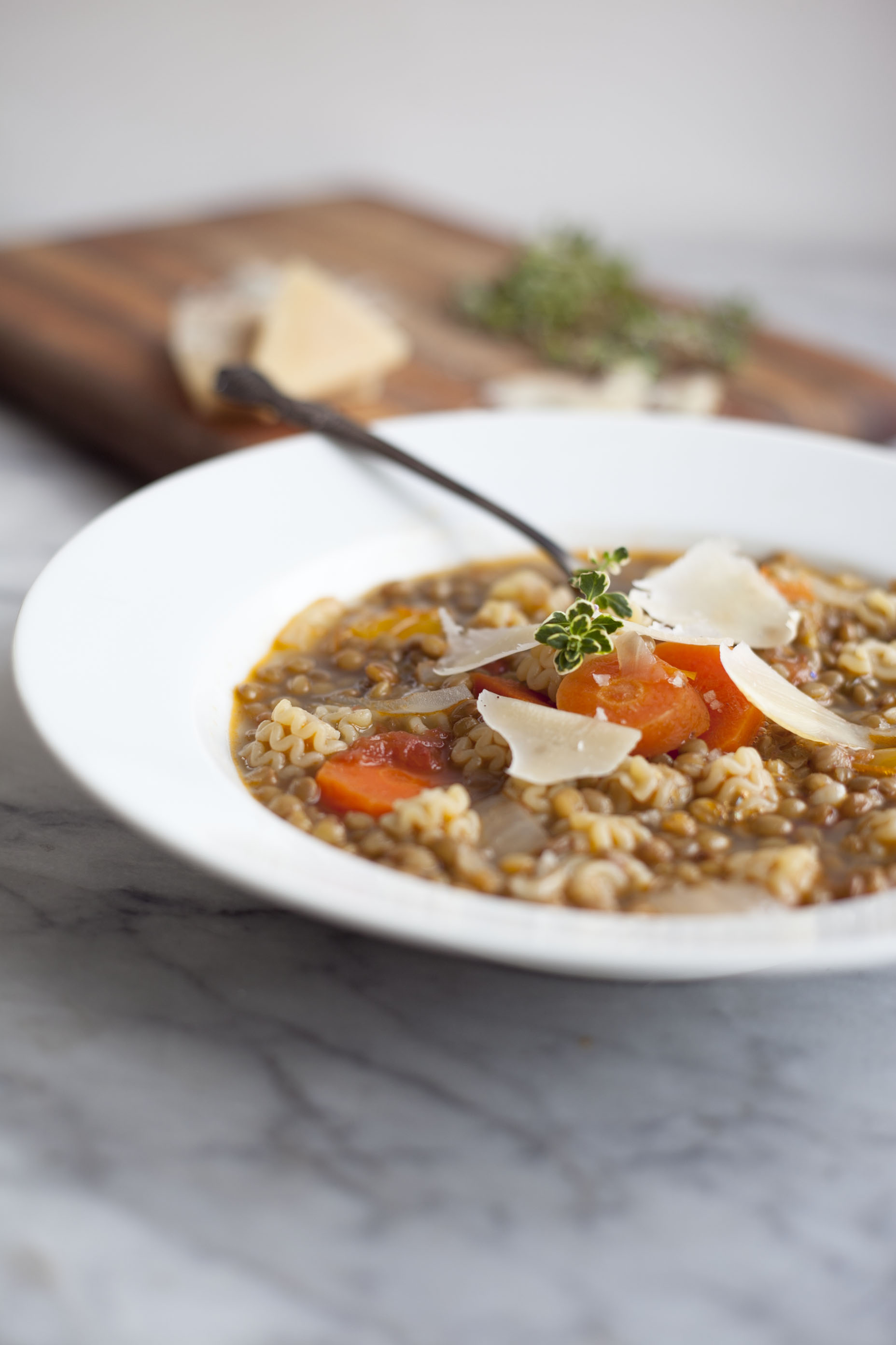 Parmesan Lentil Soup 