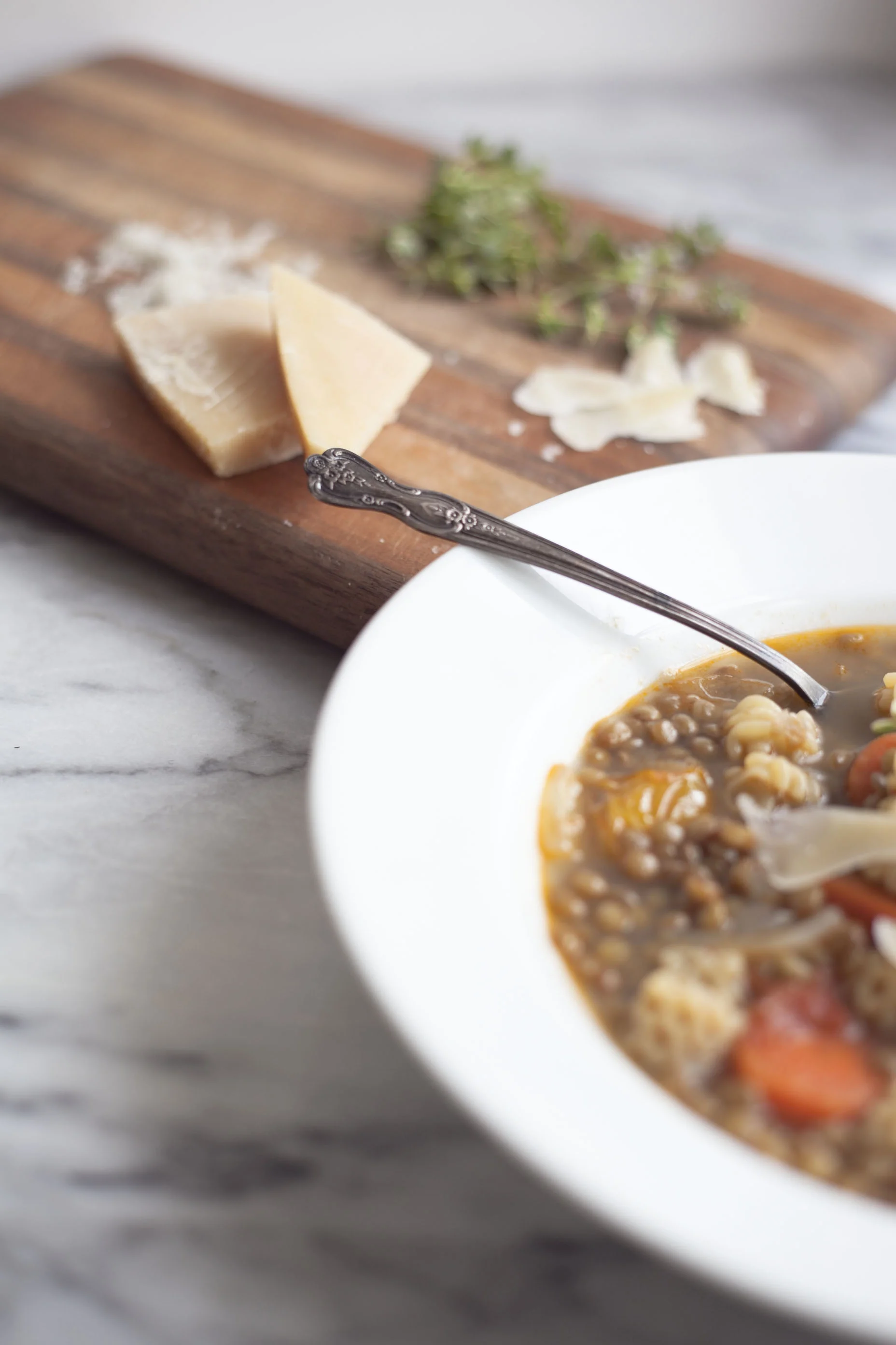 Parmesan Lentil Soup 