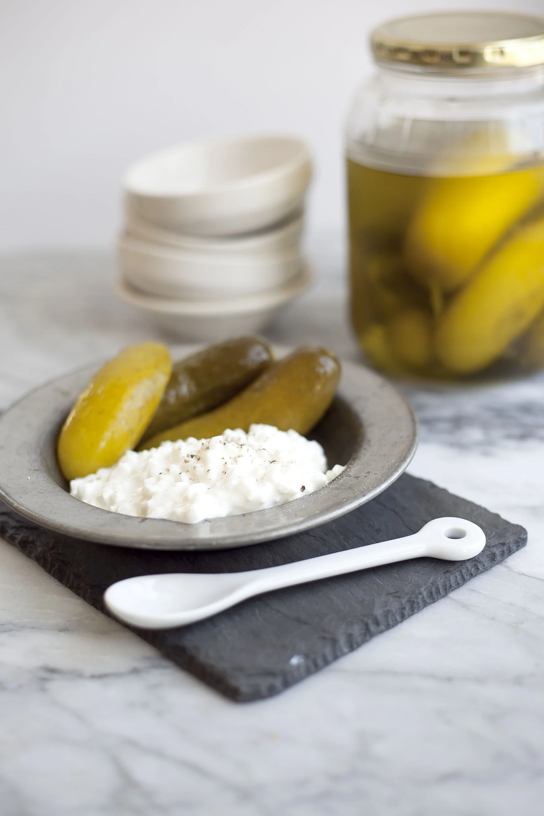 Pickles and Cottage Cheese 