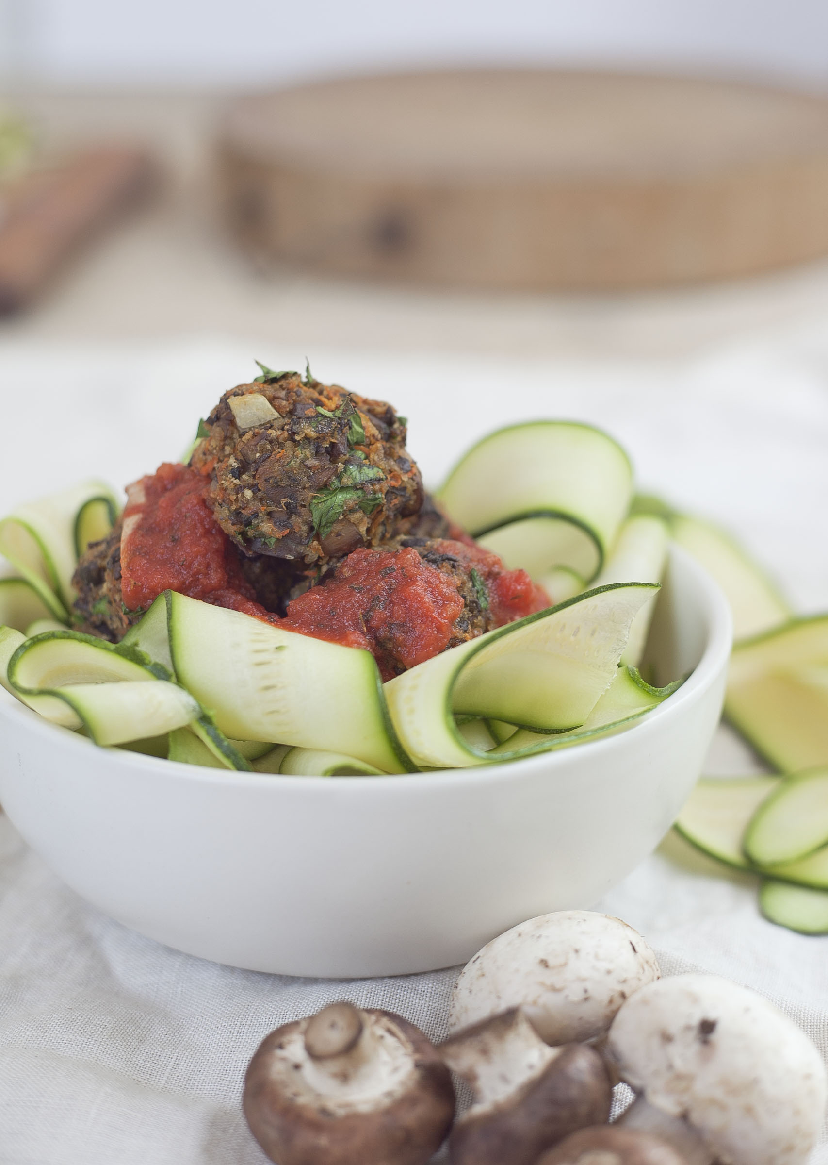 Healthy Hostess: Vegetarian Mushroom Meatballs 