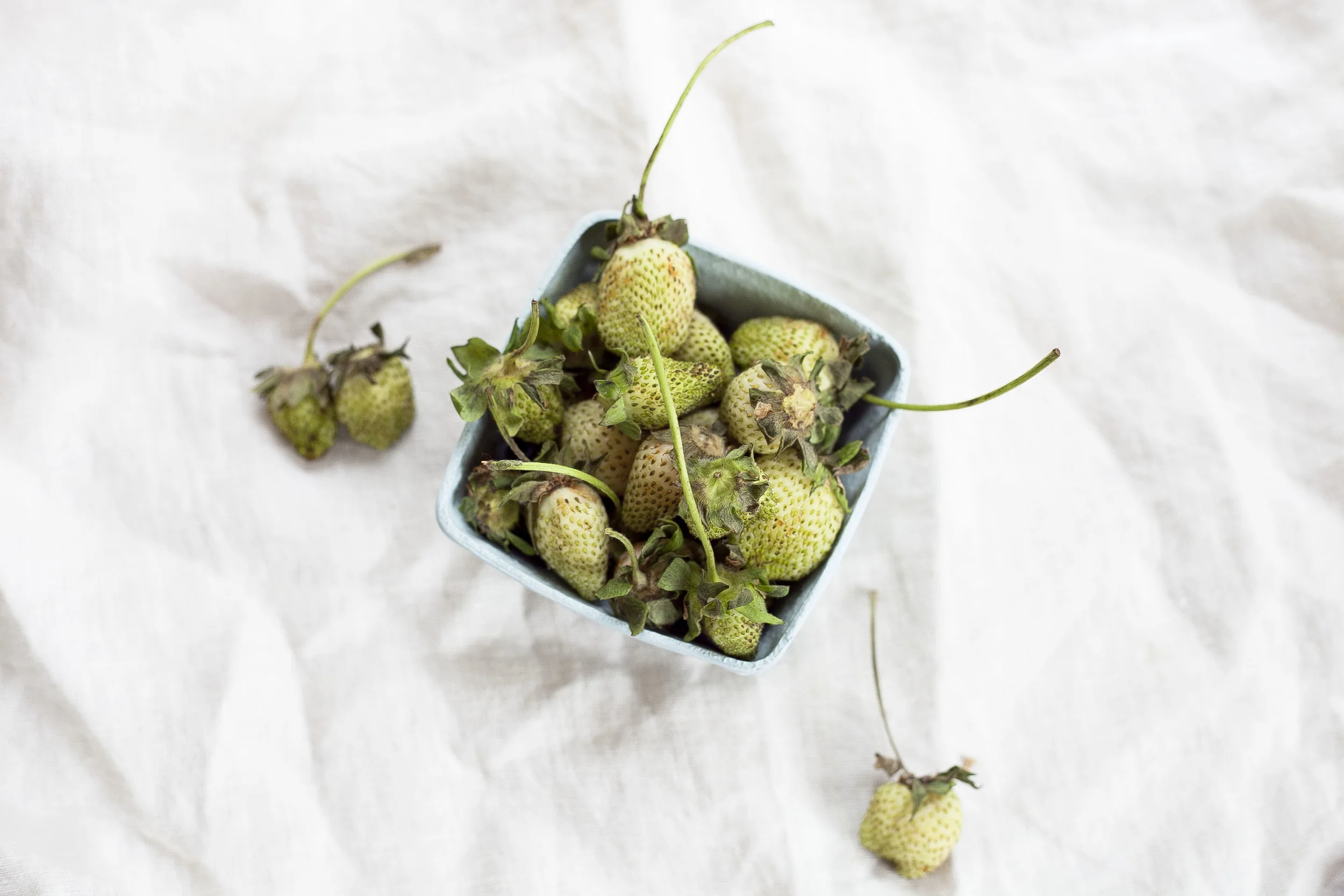 Pickled Green Strawberries 
