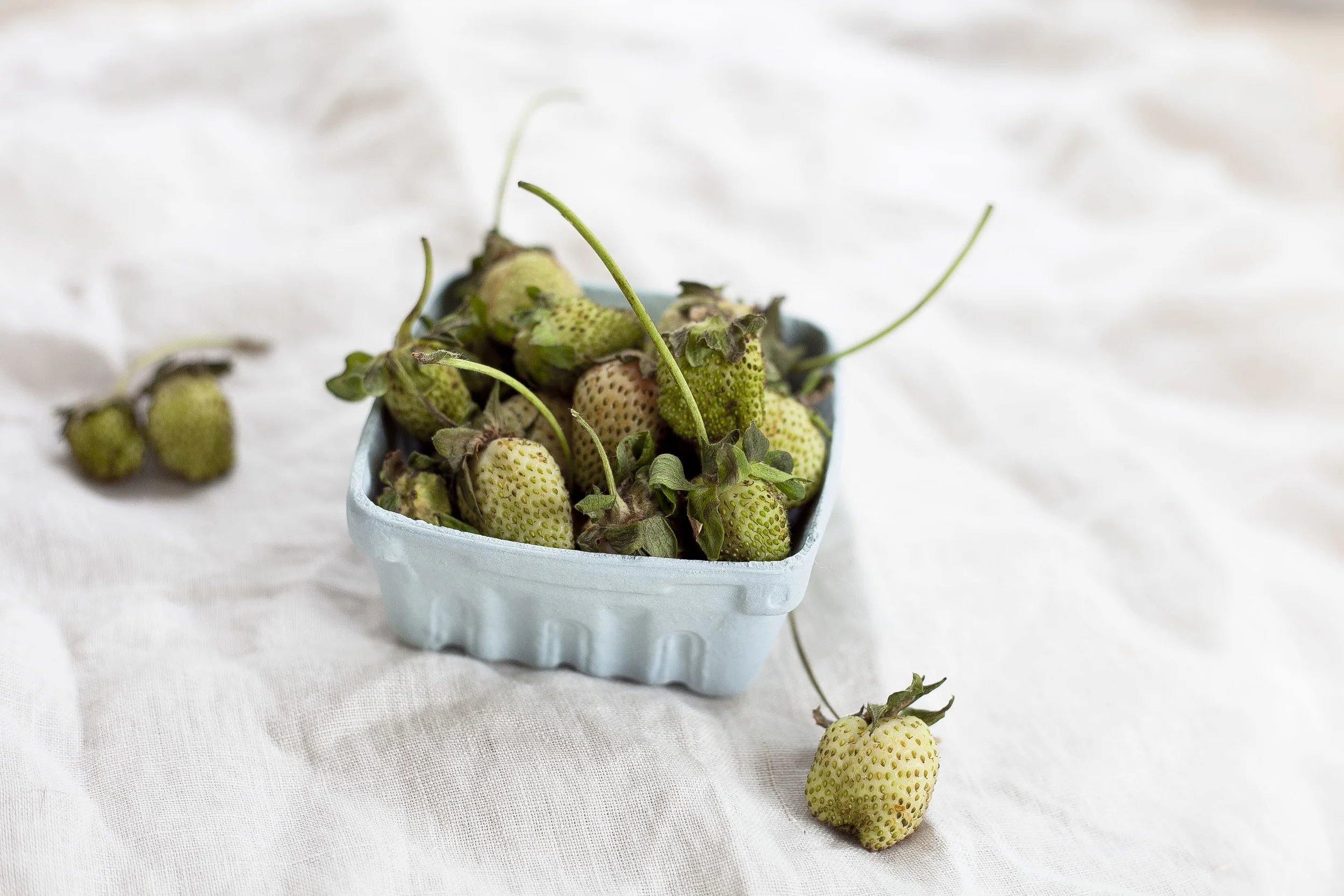 Pickled Green Strawberries 