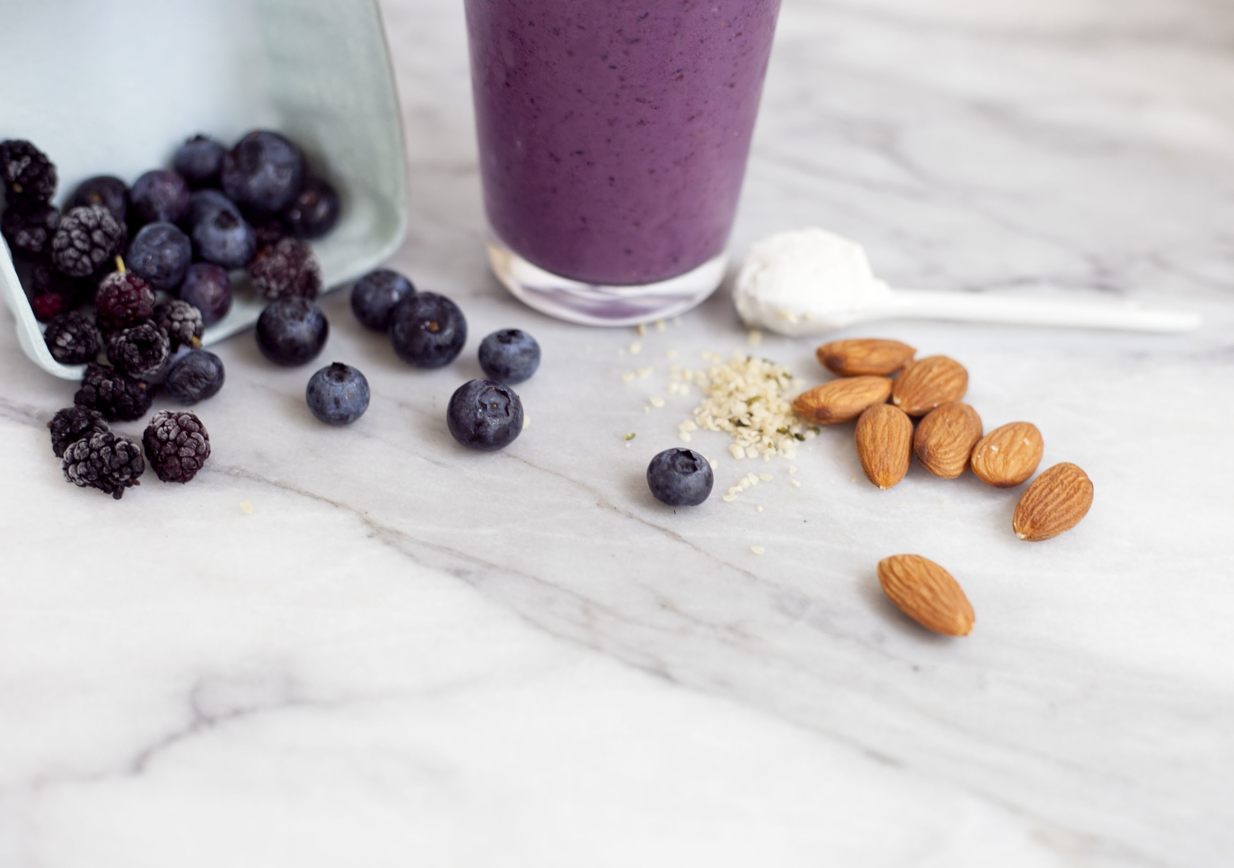Beauty Booster Smoothie: Mulberry Hemp Seed
