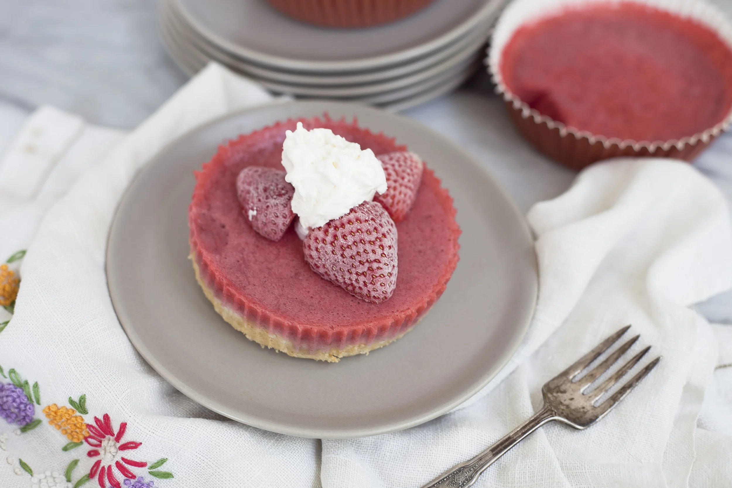 Vegan strawberry shortcake