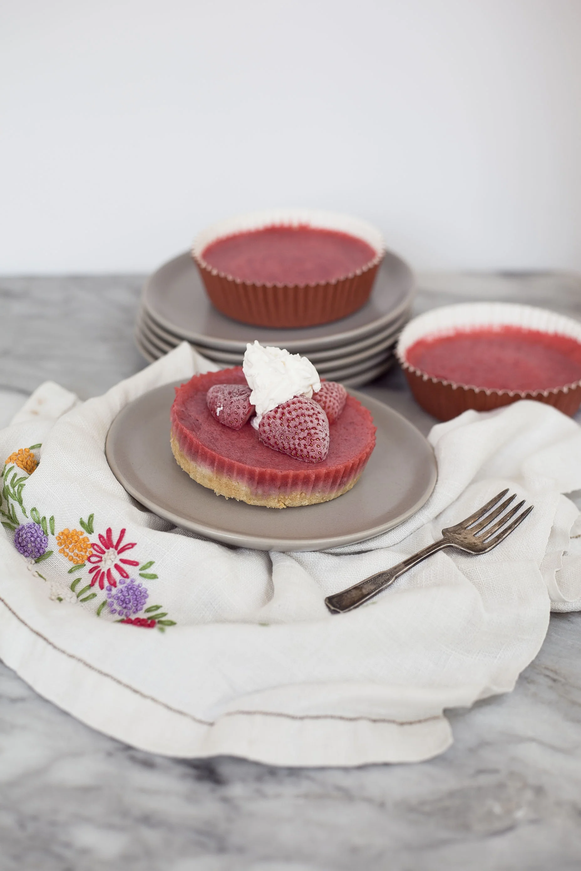 Vegan strawberry shortcake