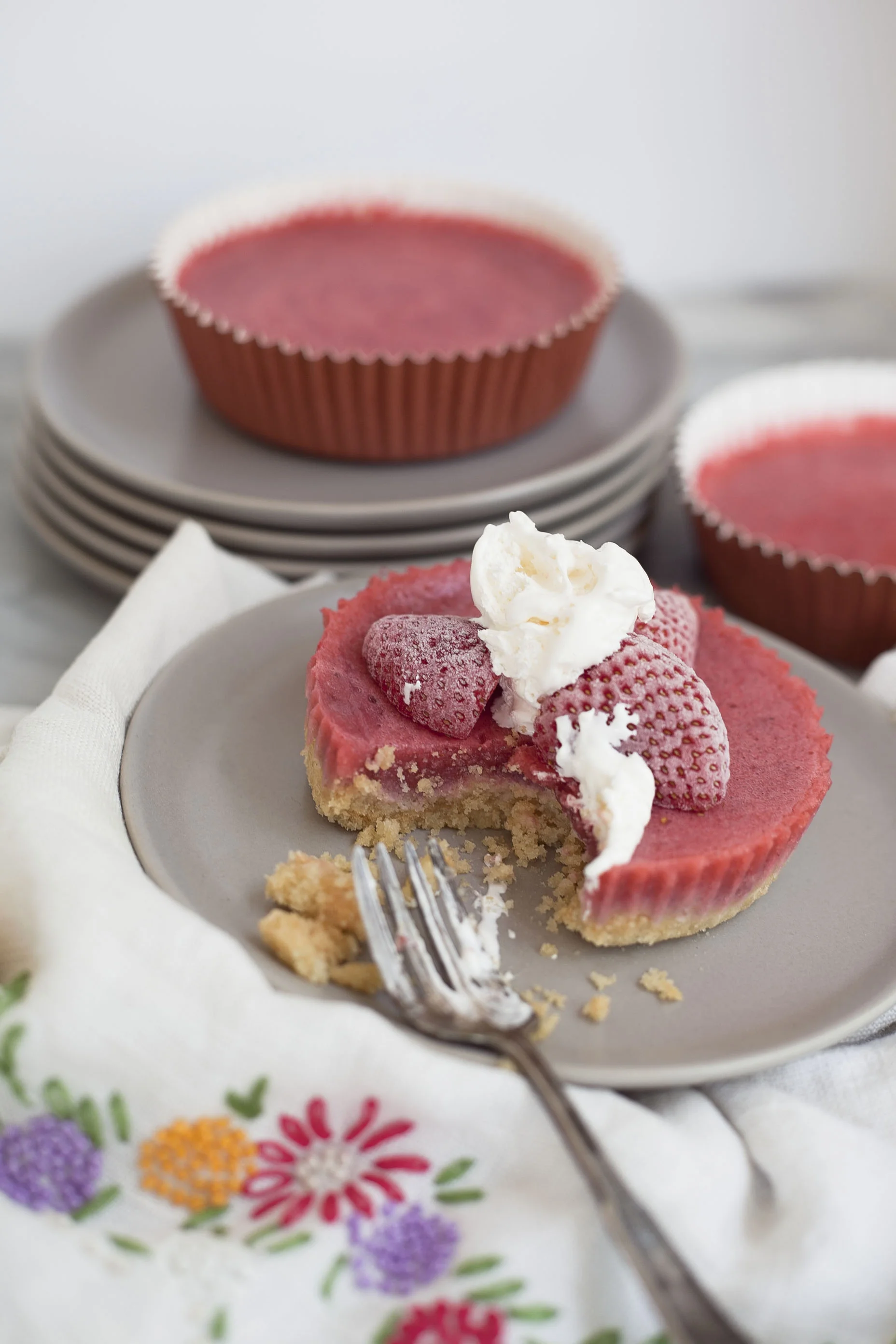 Vegan strawberry shortcake