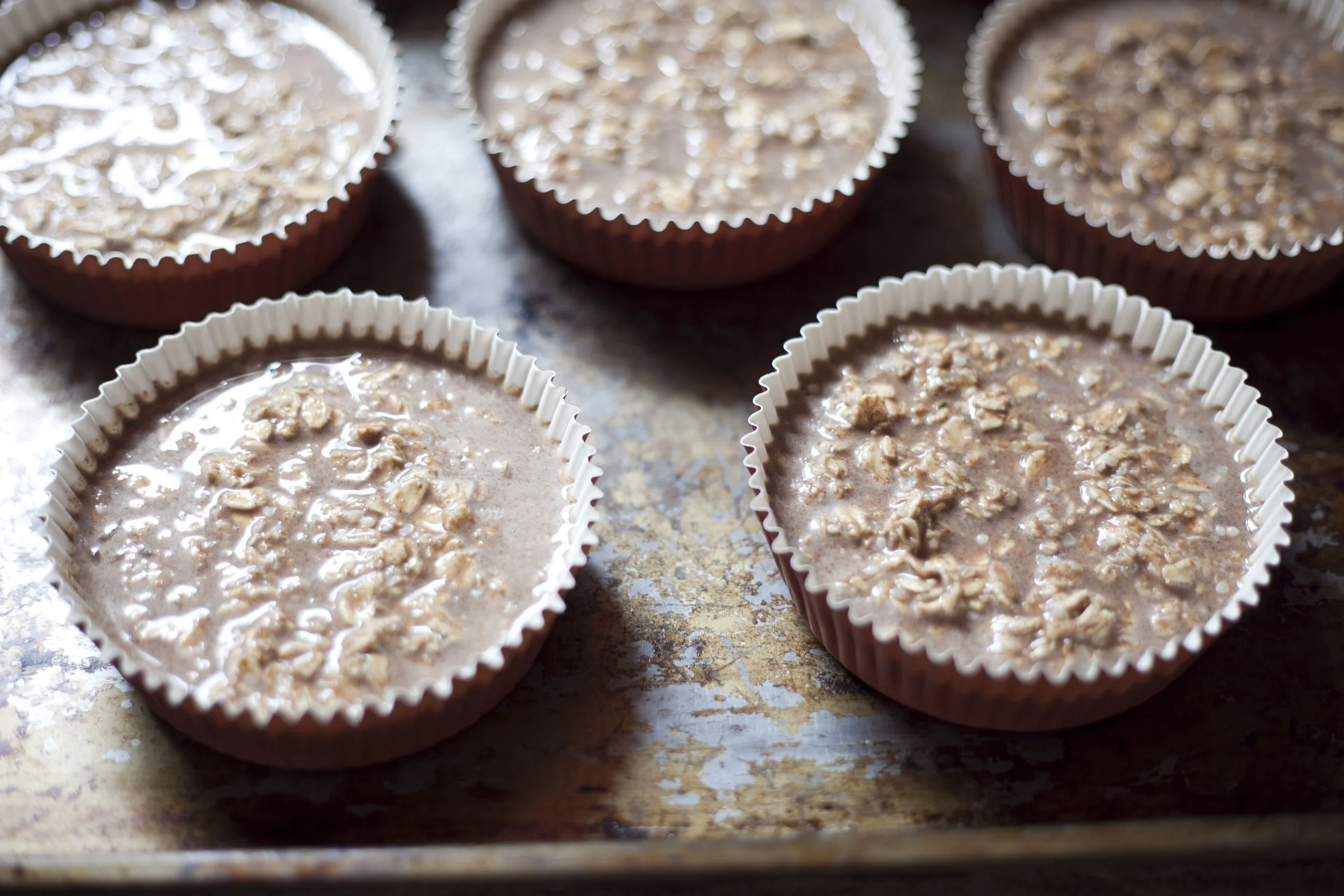 Cinnamon Bun Oatmeal Cakes