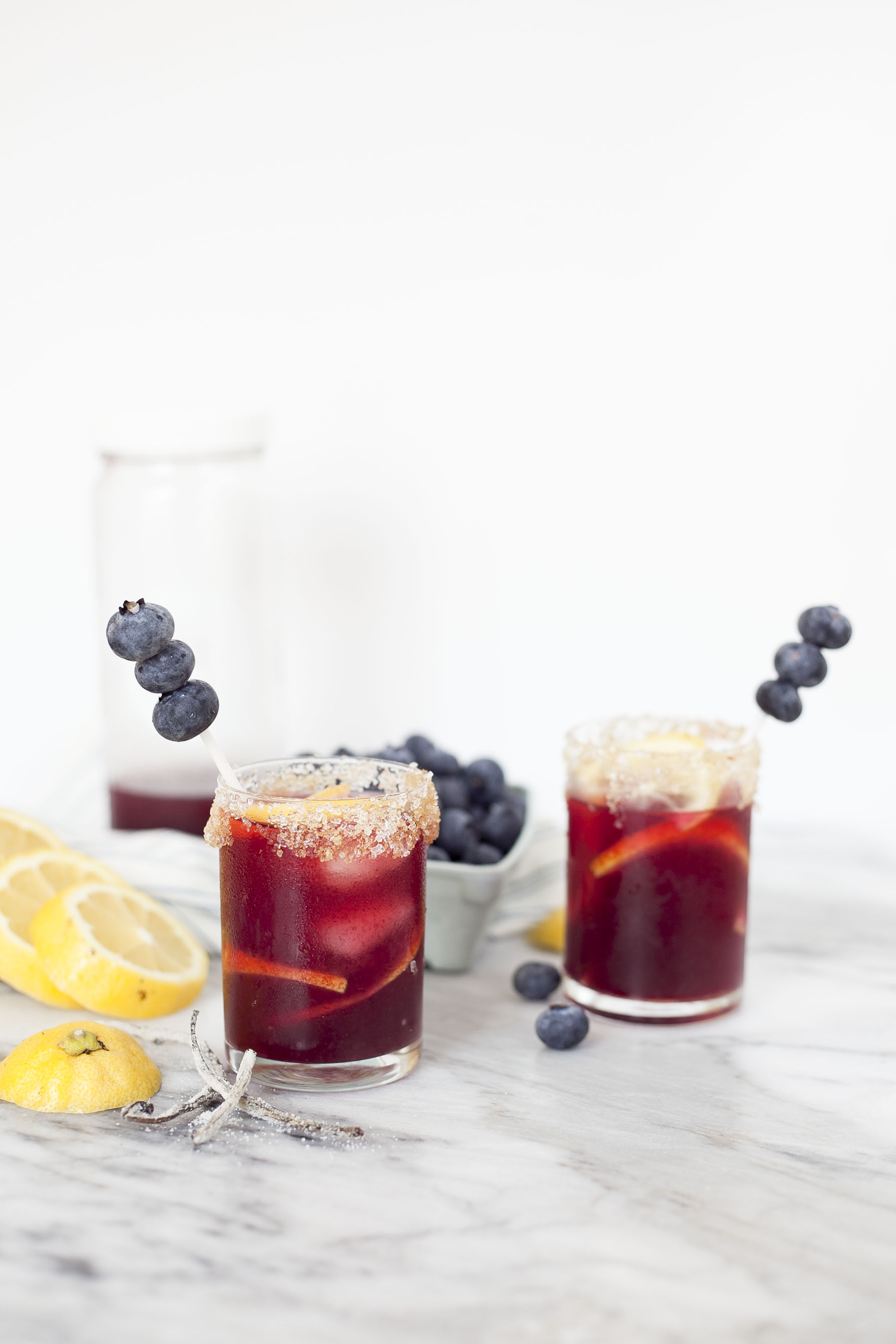 Pressed Juice Cocktail: Blueberry Cheesecake 