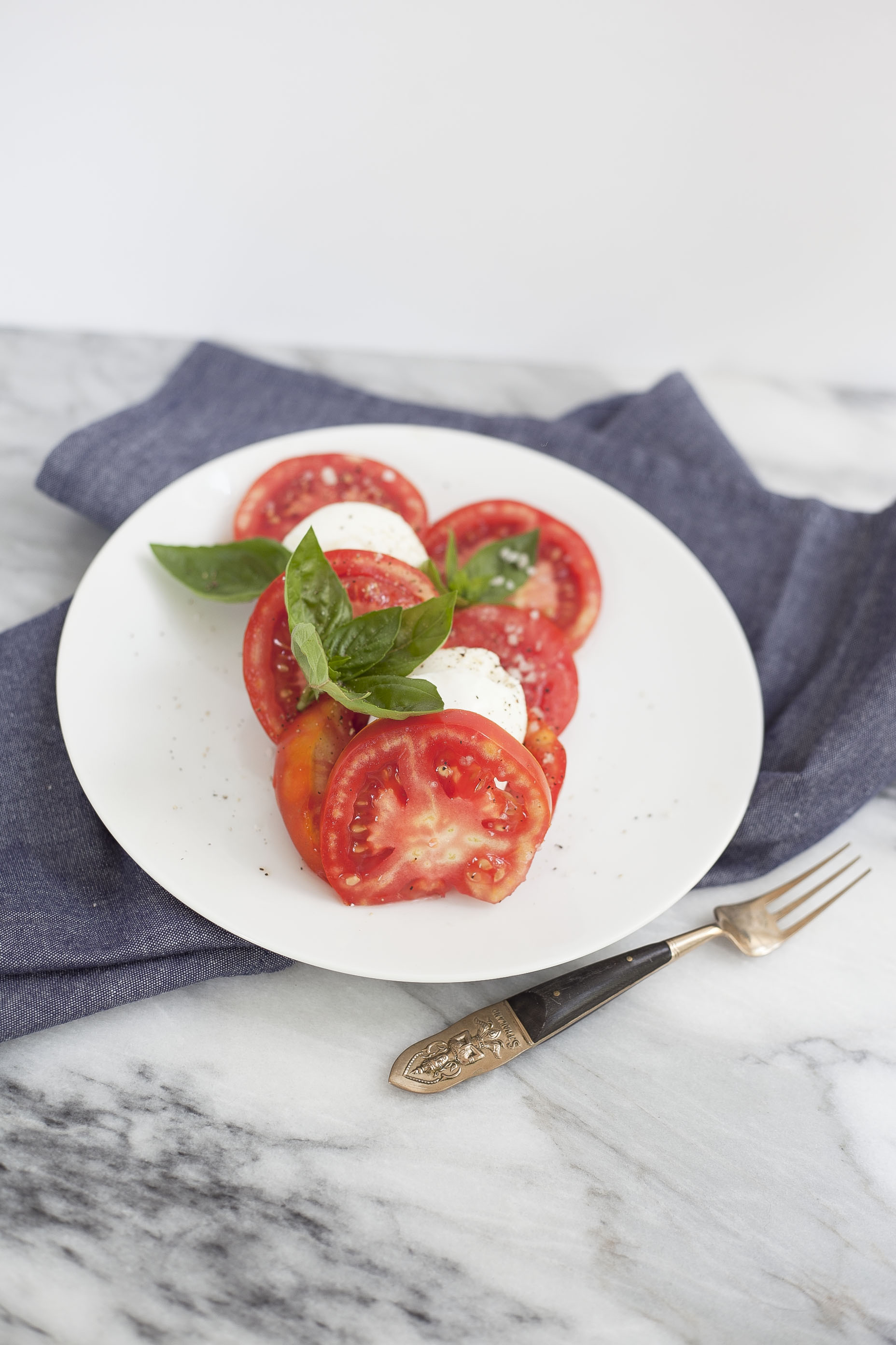 Breakfast Caprese Salad 