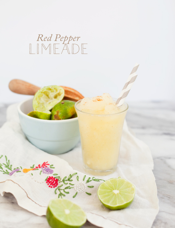 red pepper limeade cocktail 