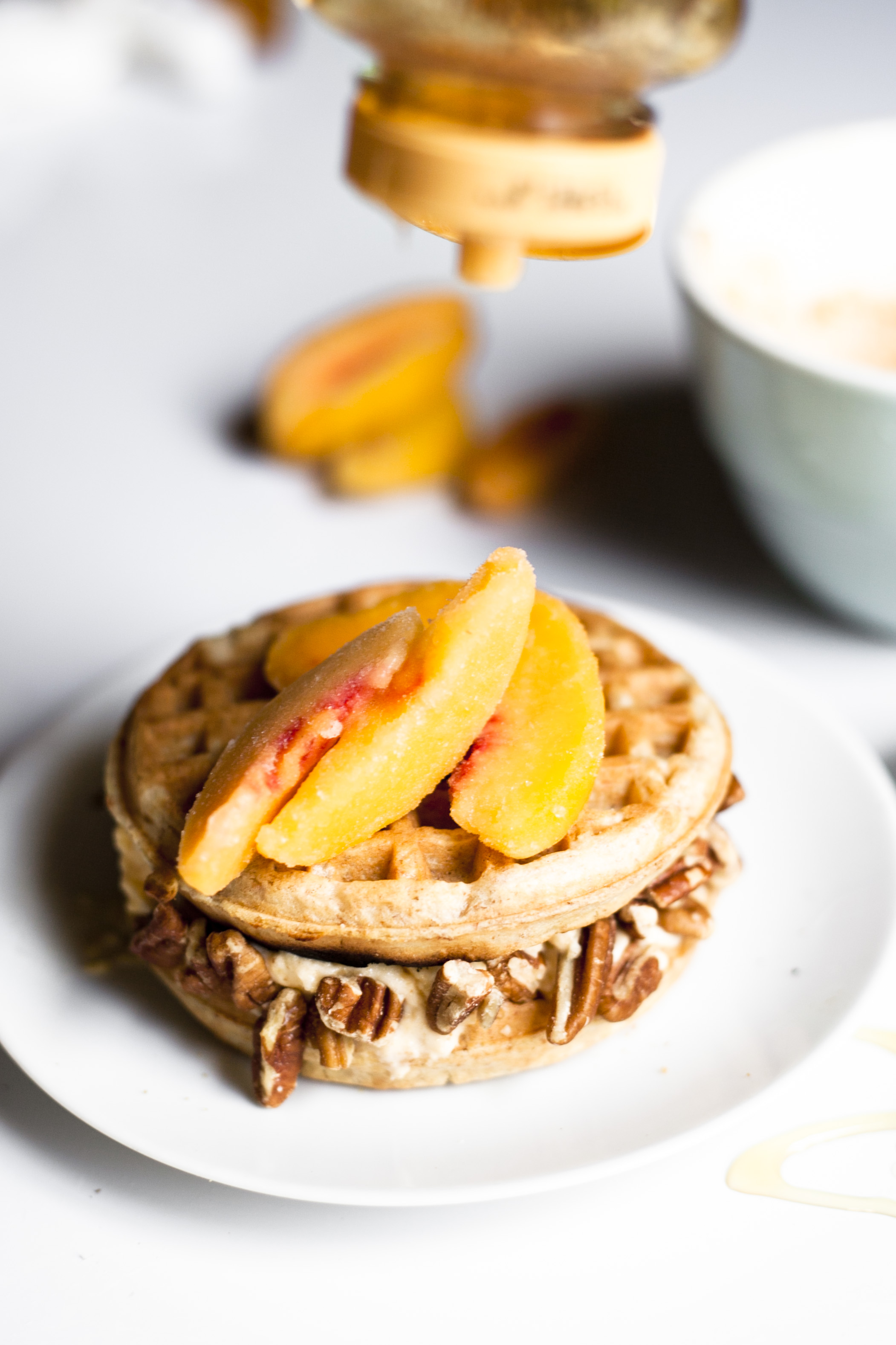 Healthy Southern Waffle Ice Cream Sandwich