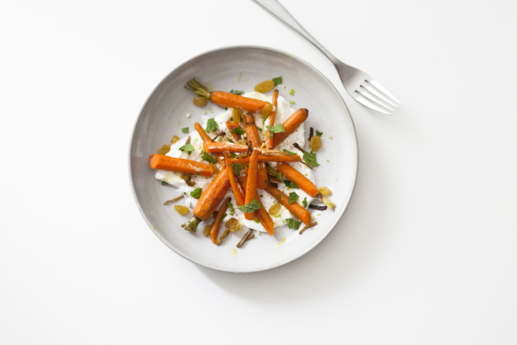 Curried Carrot Salad with Icelandic Yogurt