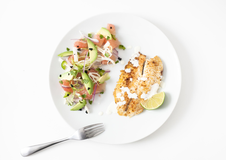 Easy & Light Citrus Fish Salad