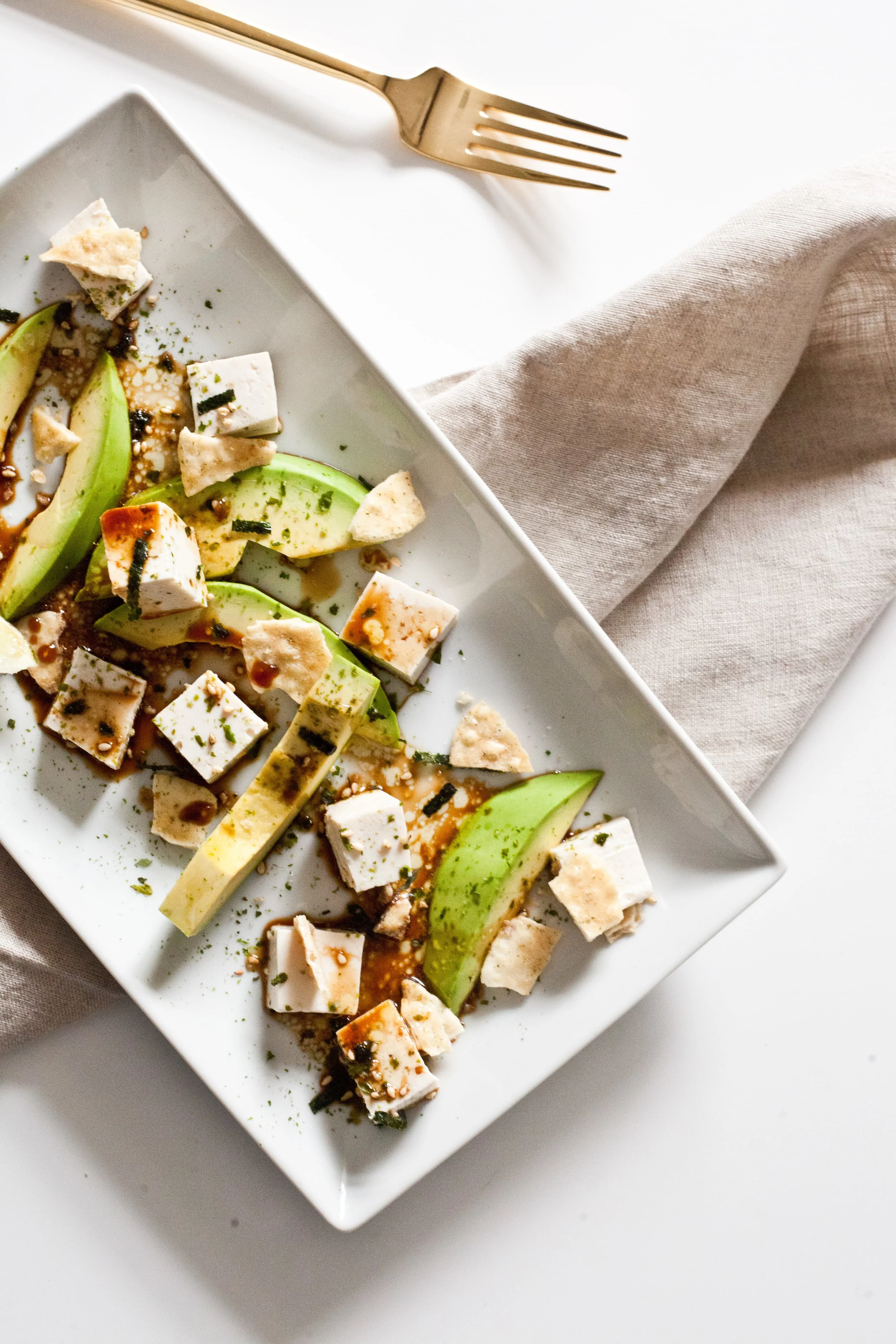 High Protein Tofu Avocado Snack — OhCarlene