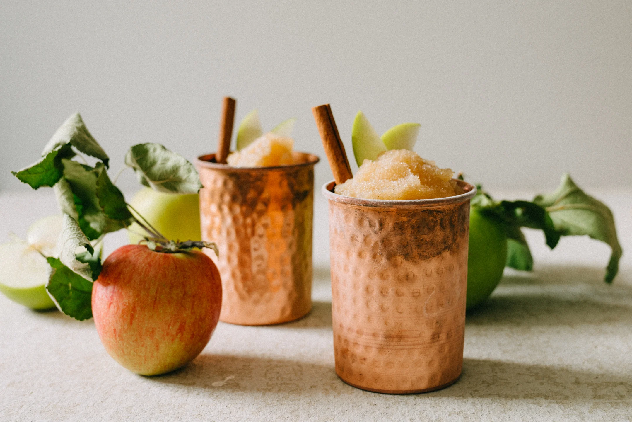 Frozen Apple Cider Slushee Cocktail Ohcarlene