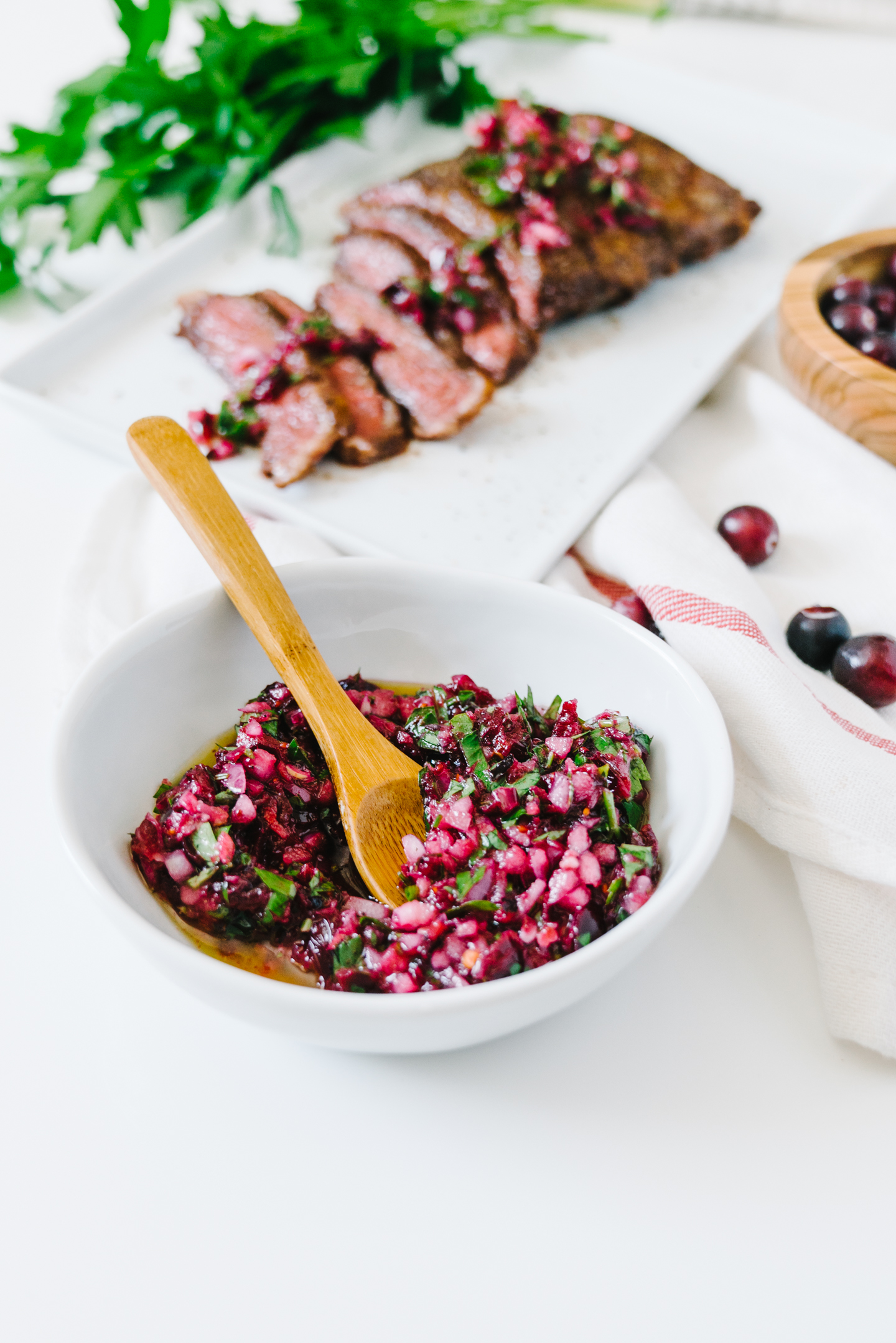 CRANBERRY “CHIMICHURRI ROJO” SAUCE - #FRESHCRANFRIDAY
