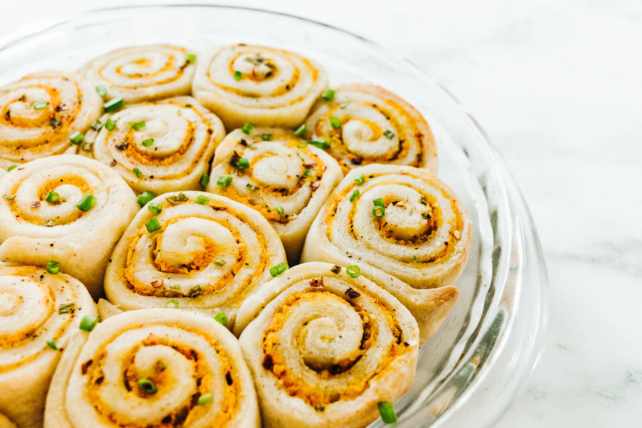 Savory Butternut Squash Garlic Swirl Rolls — OhCarlene