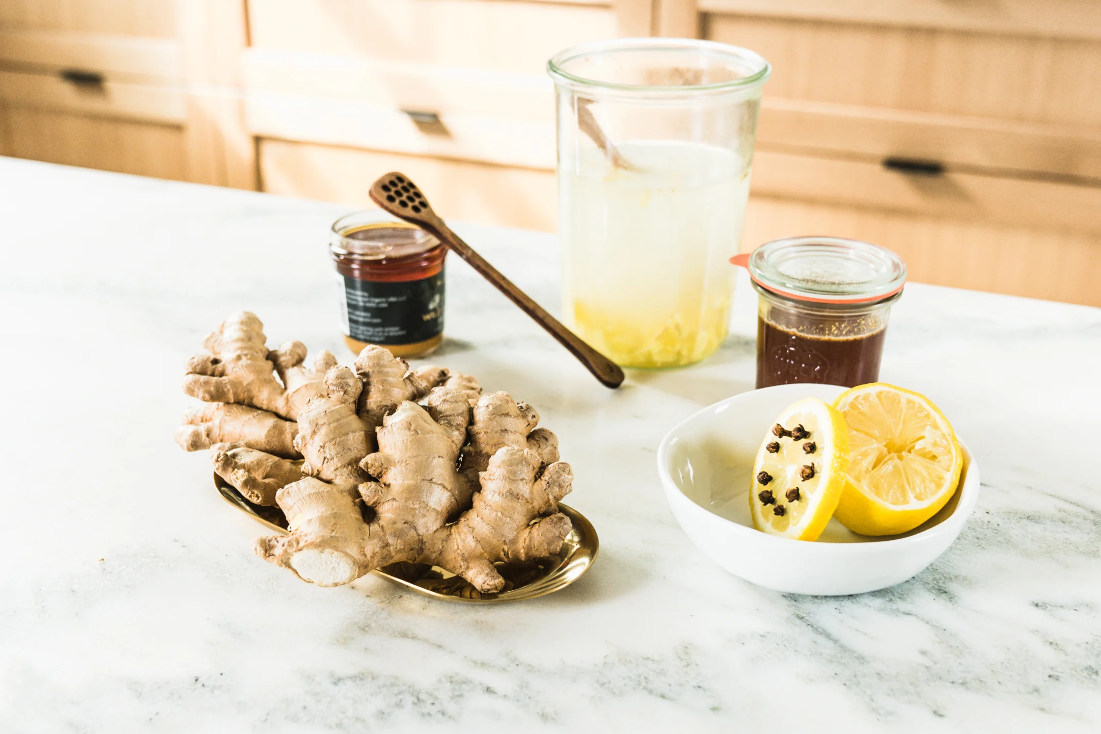 DIY Ginger Cayenne Probiotic Tea Drink — OhCarlene