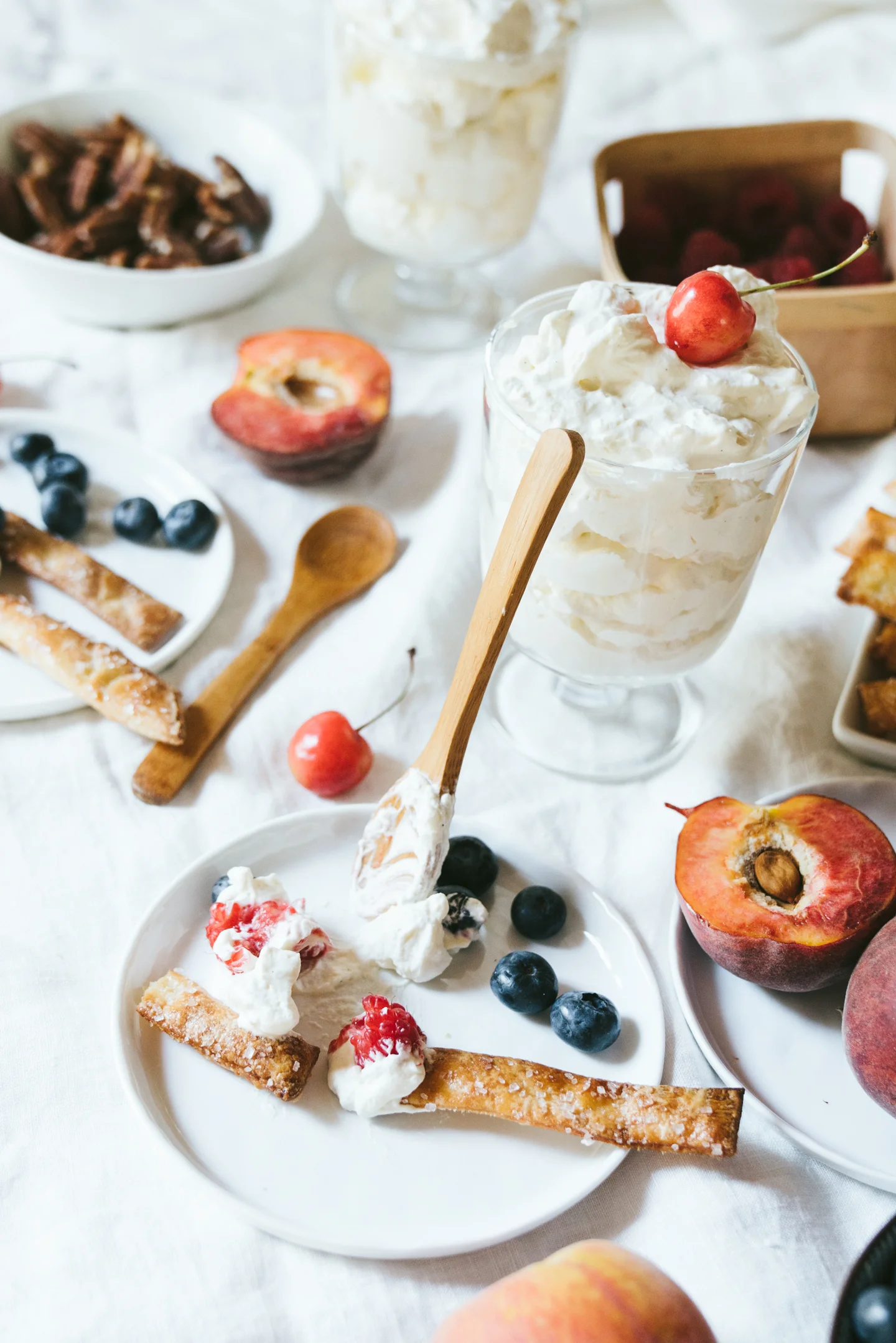Pie Crust Dippers with Rum Vanilla Whipped Cream — OhCarlene