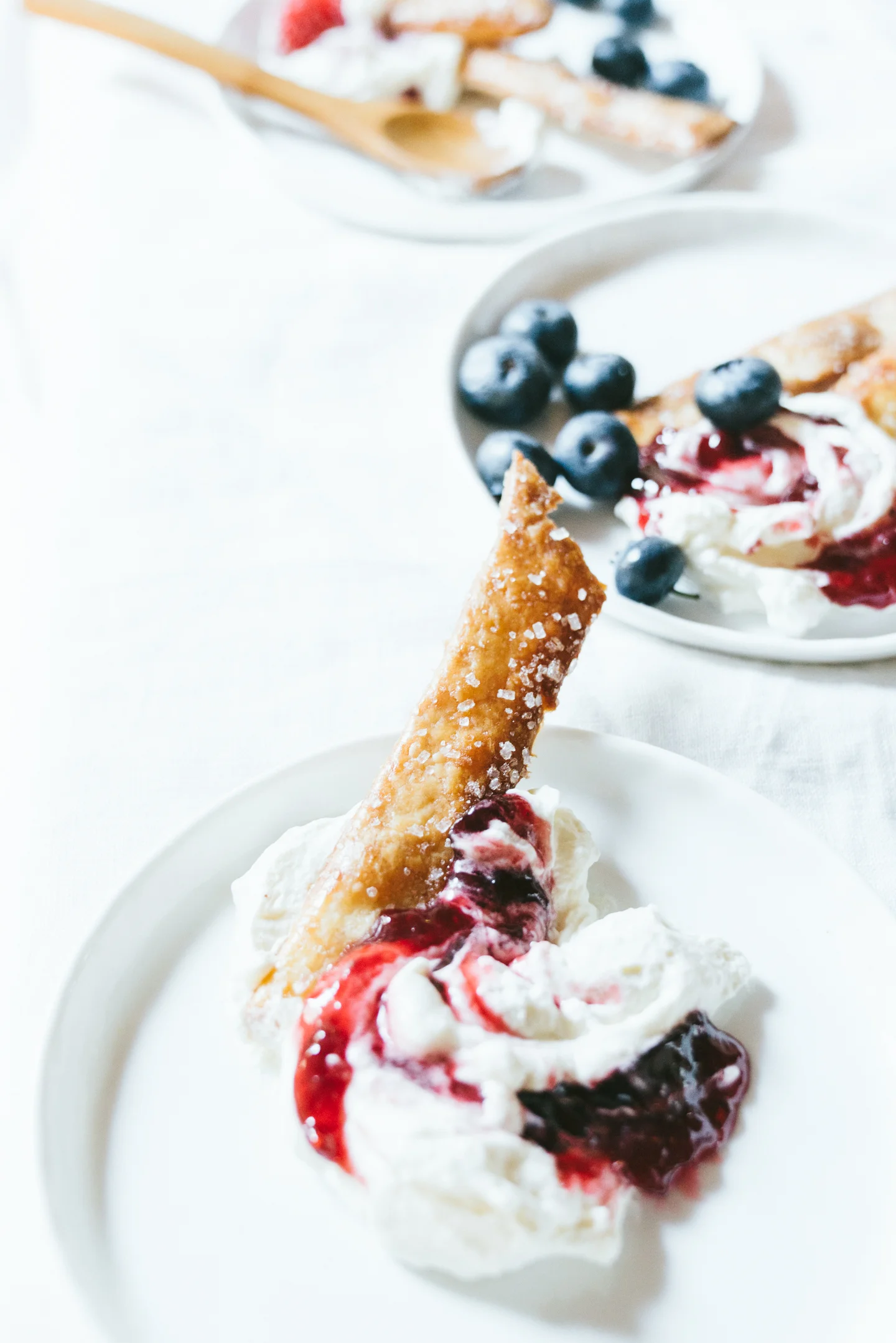 Pie Crust Dippers with Rum Vanilla Whipped Cream — OhCarlene