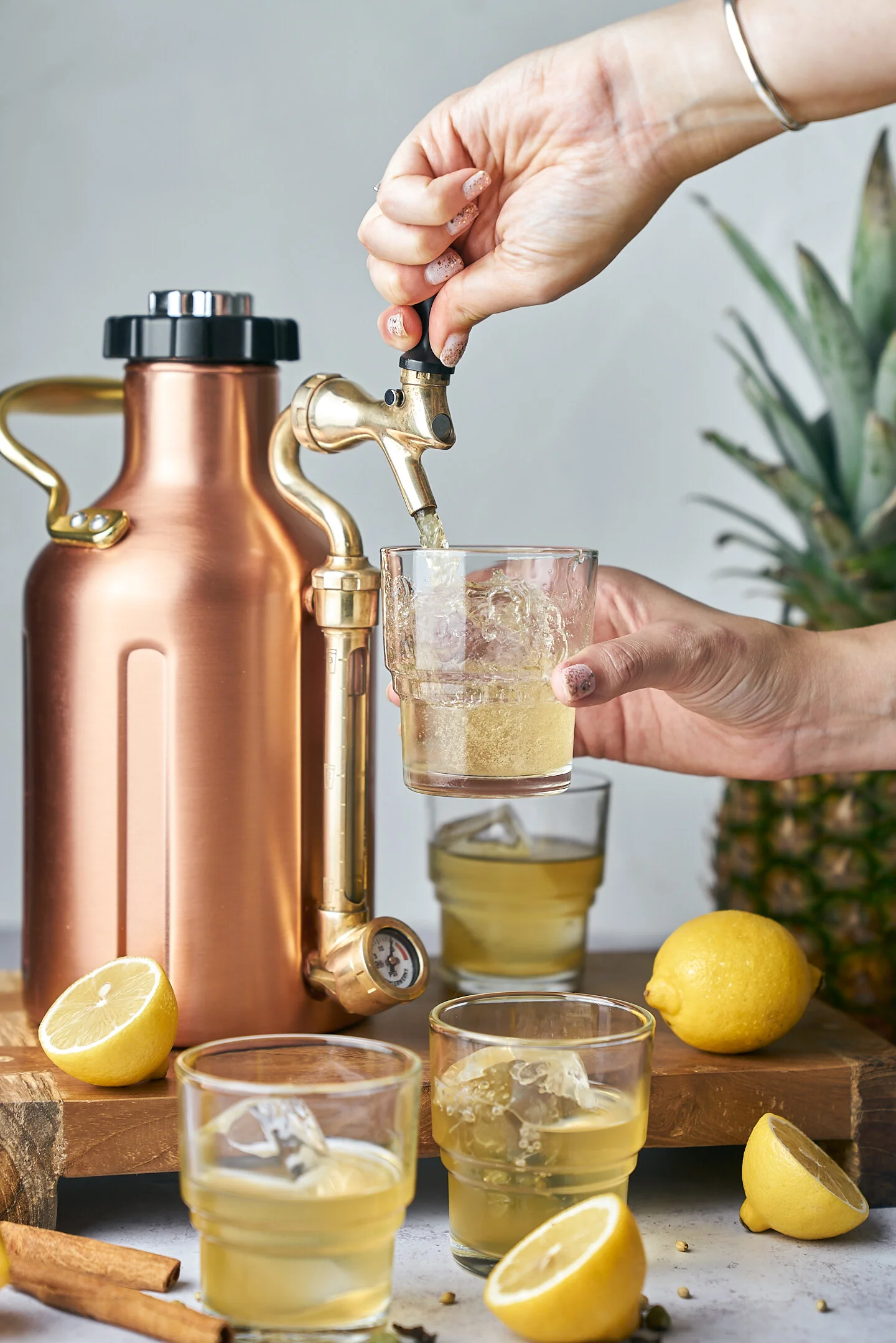 Clarified Winter Milk Punch How To Use Dairy To Make Clear