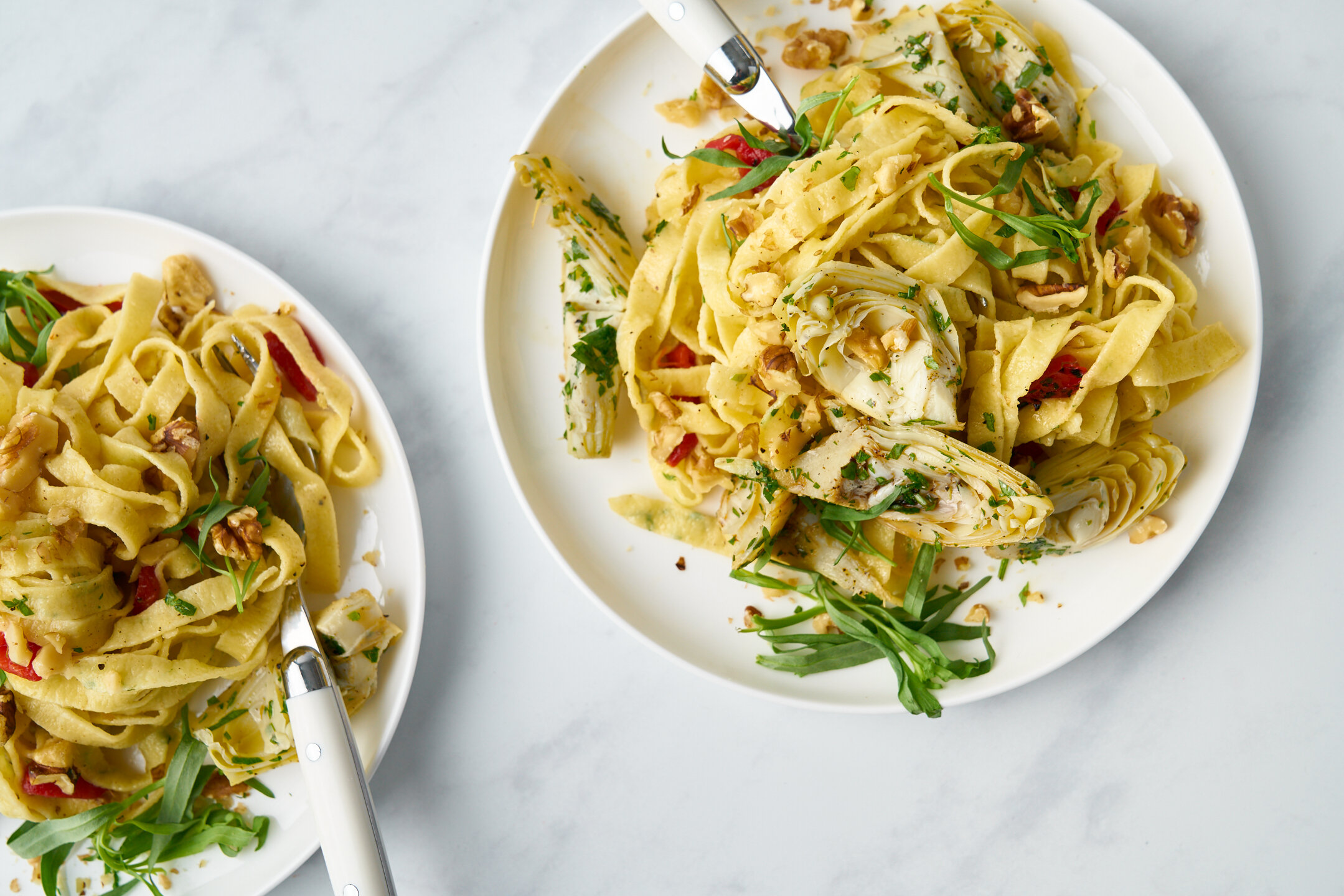 Homemade Herb Pasta with Veggies — OhCarlene