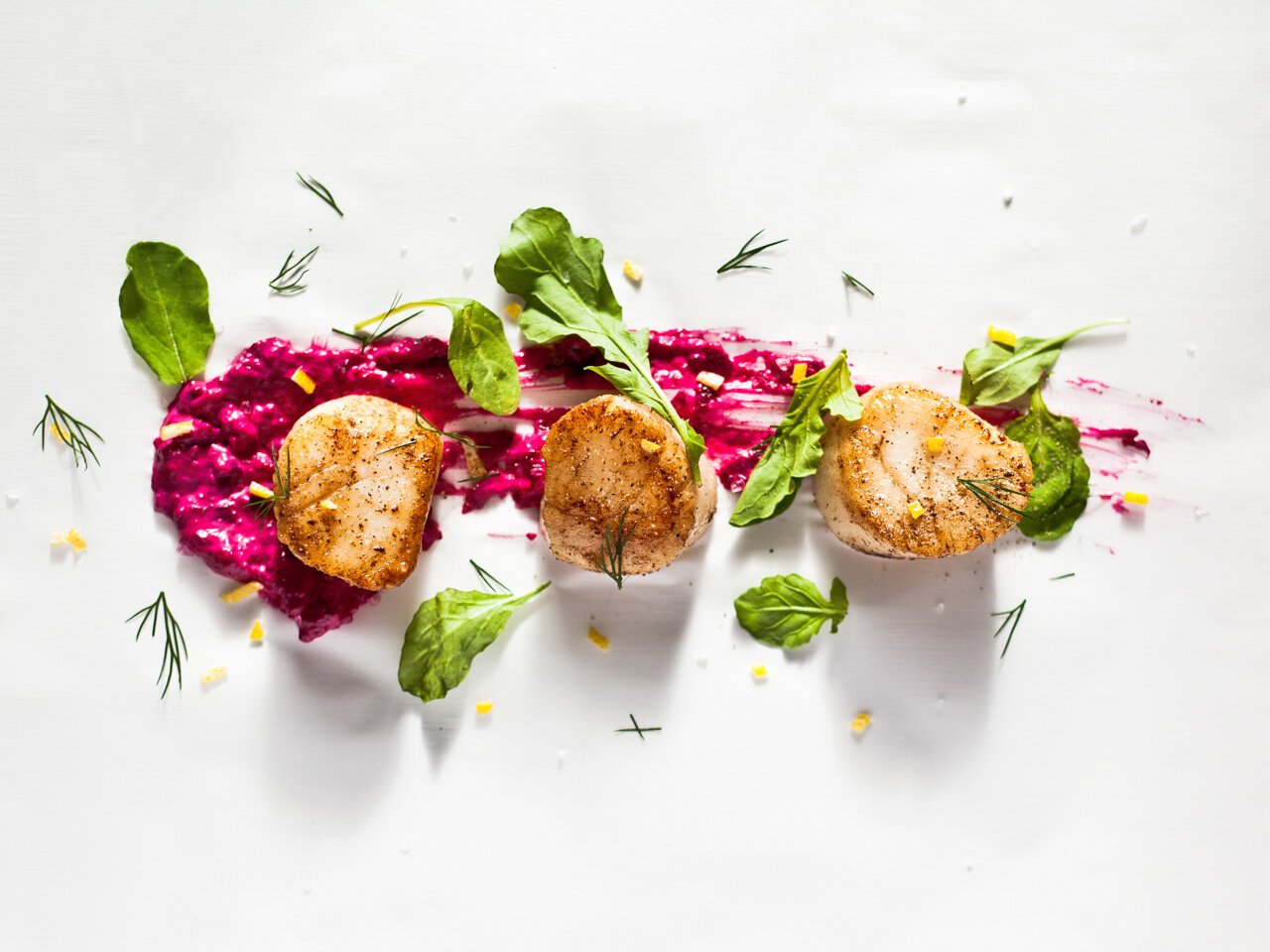 Sous Vide Scallops with Beet Mayo and Arugula: and Why You Need a Sous Vide machine
